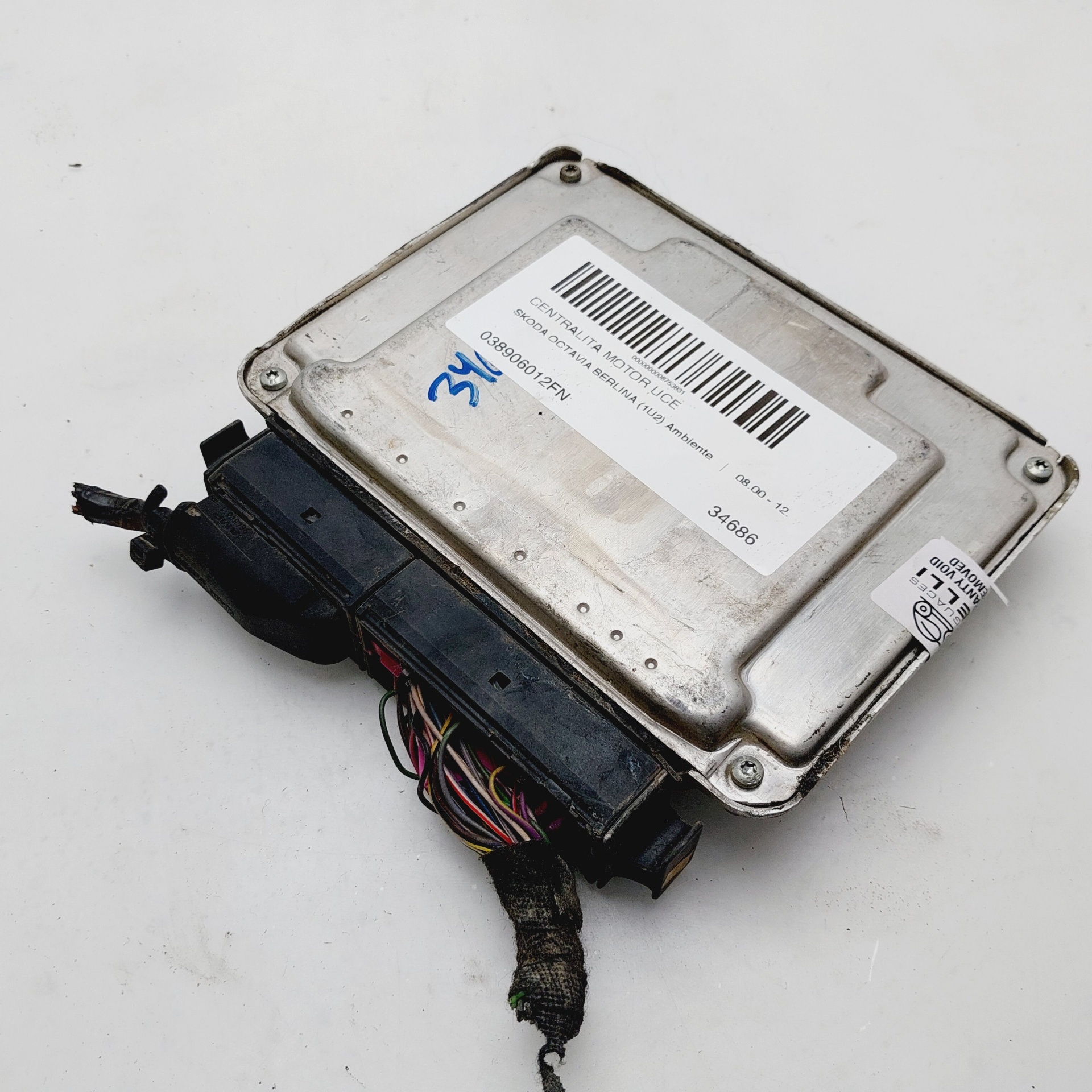 VAUXHALL Octavia 1 generation (1996-2010) Motorkontrollenhet ECU 038906012FN 25224284