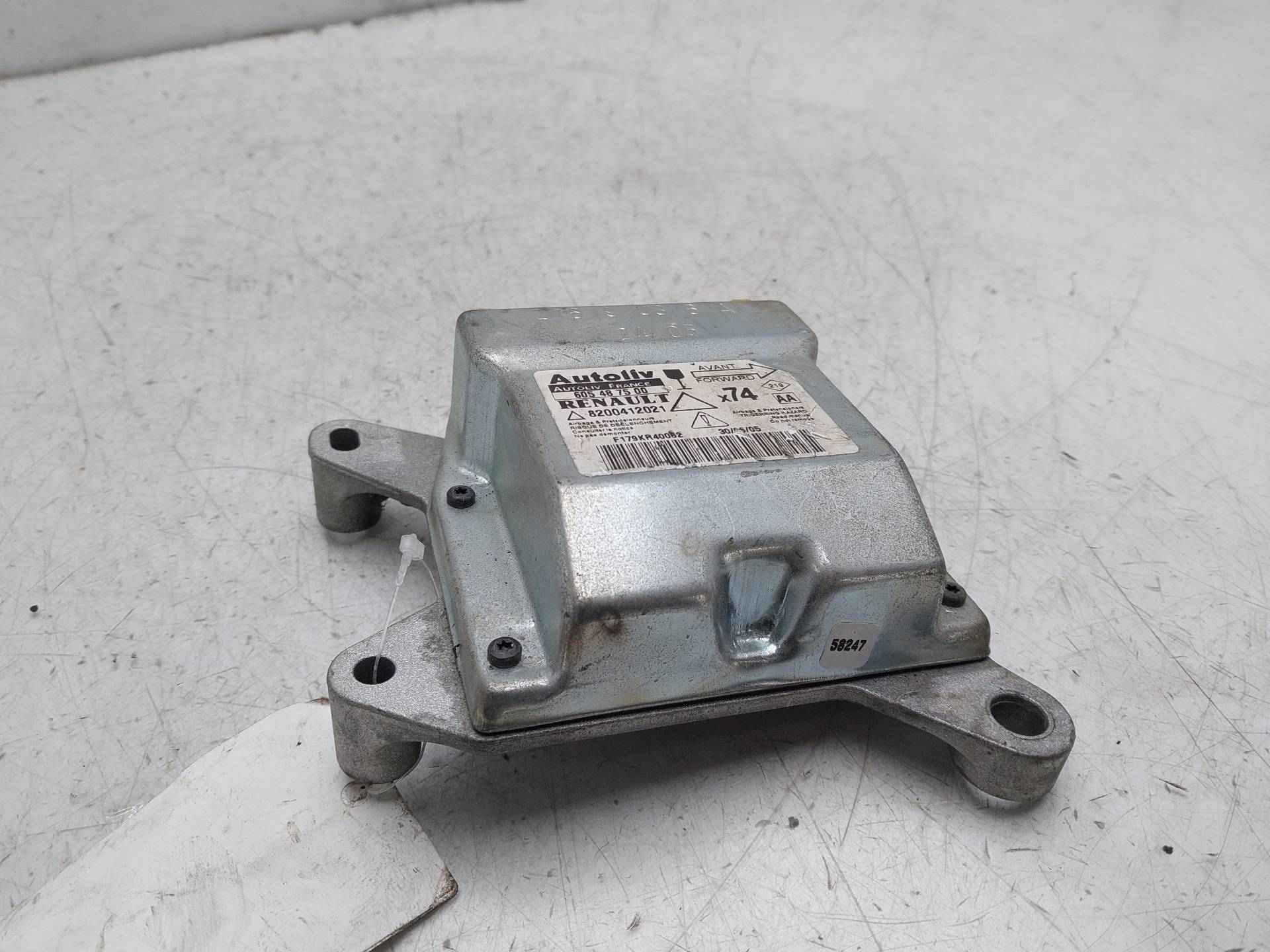 RENAULT Laguna 2 generation (2001-2007) SRS Control Unit 8200412021 22335706