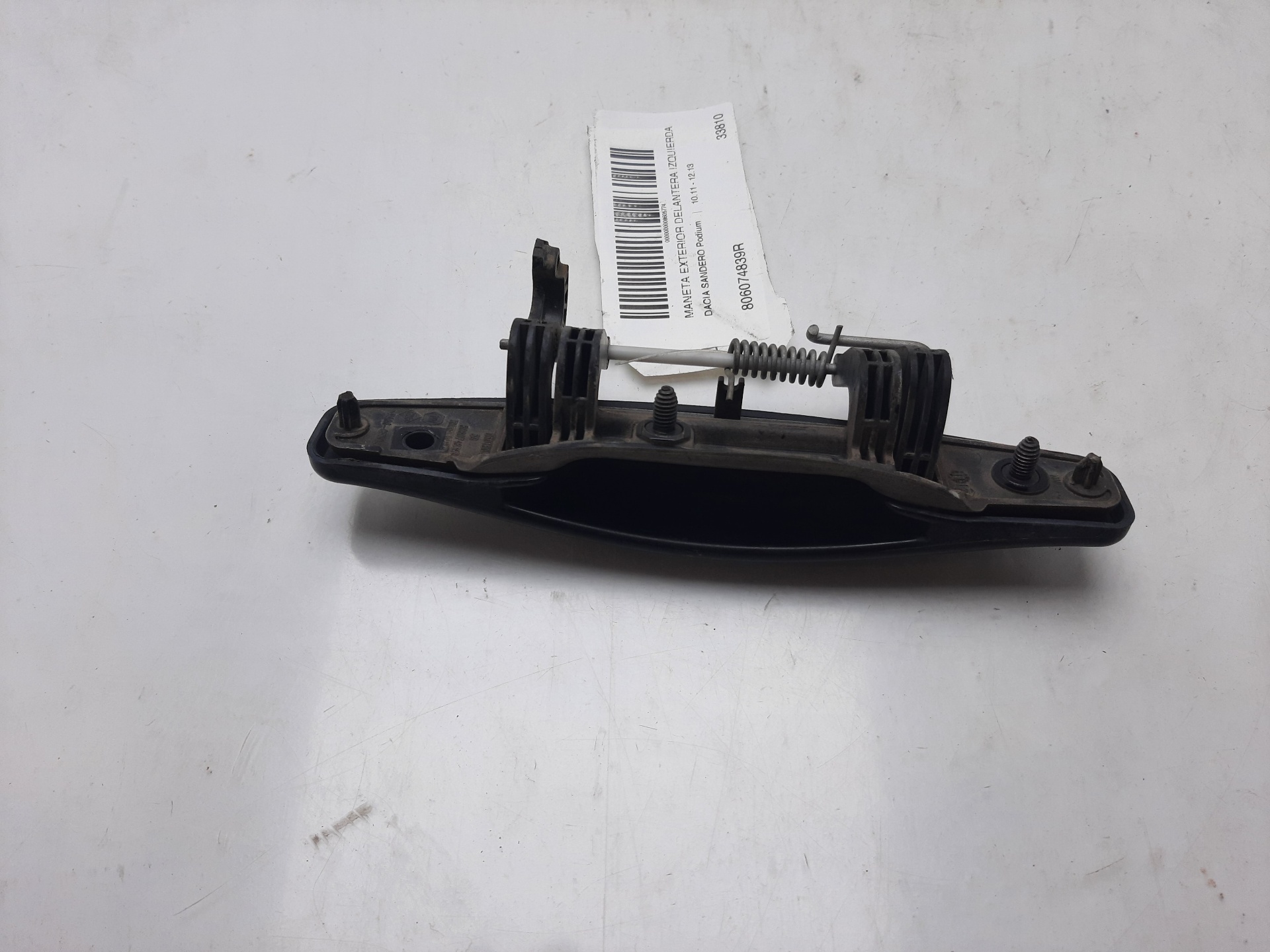 DACIA Sandero 1 generation (2008-2012) Front Left Door Exterior Handle 806074839R 25023923