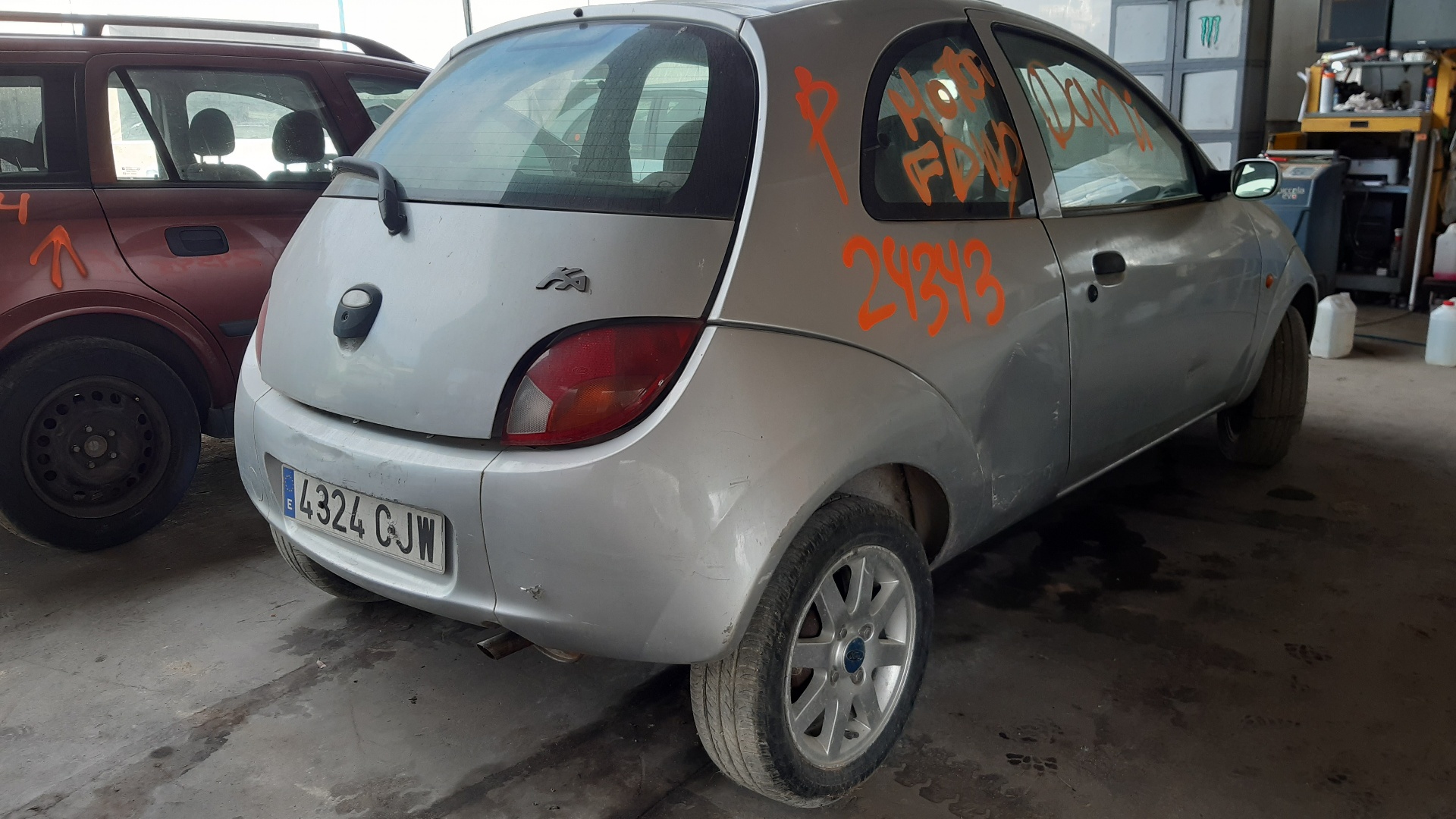 FORD Ka 1 generation (1996-2008) Främre höger dörr yttre handtag 1022252 22267673