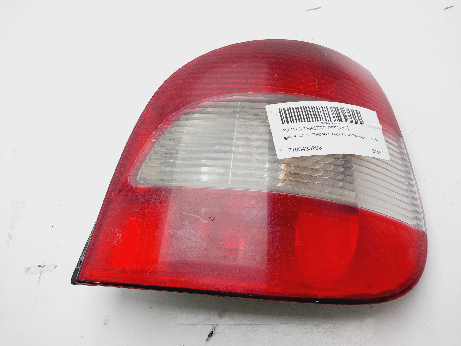 VOLKSWAGEN Golf 4 generation (1997-2006) Rear Right Taillight Lamp 7700430966 25412467