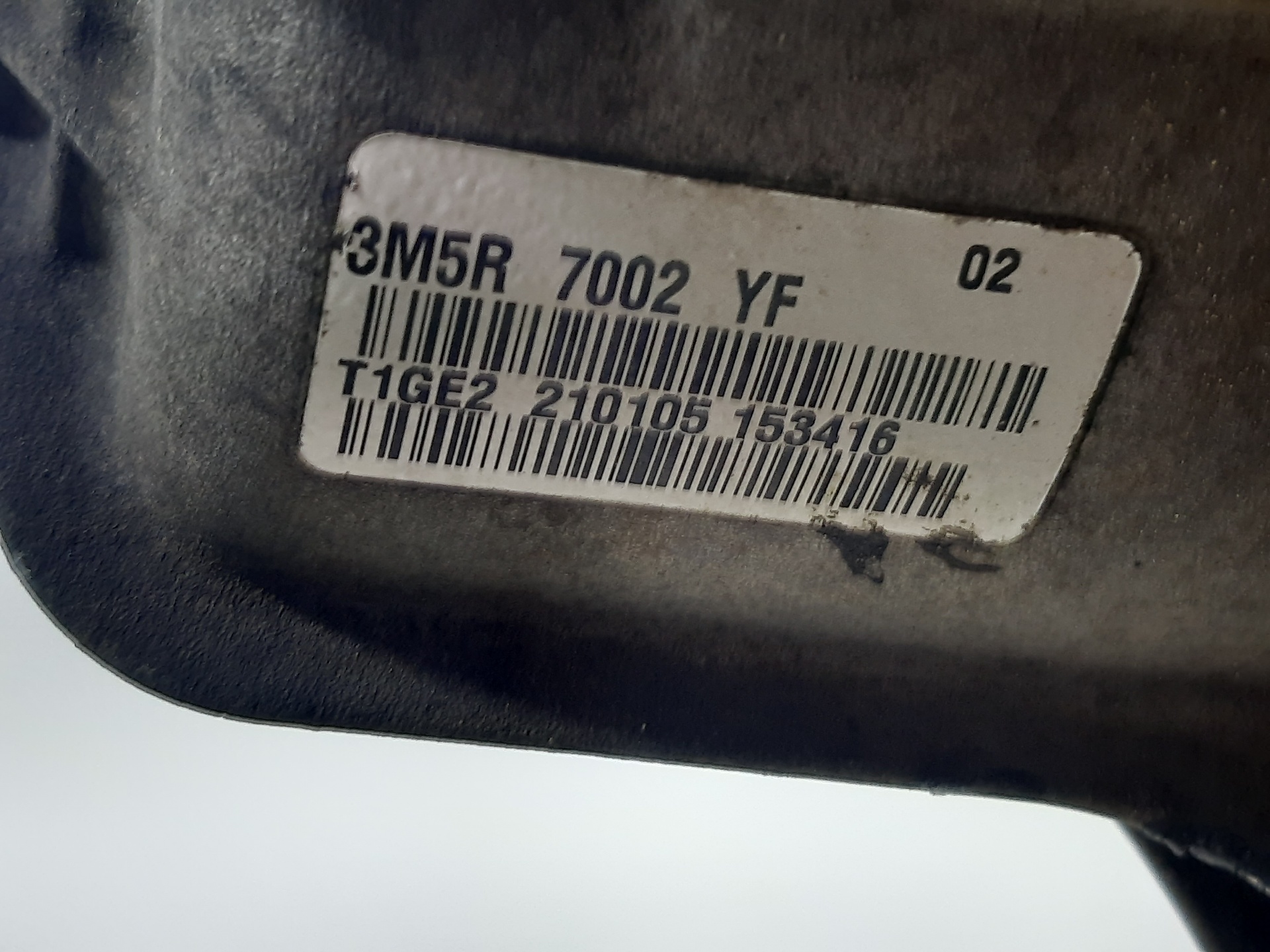 MAZDA 3 BK (2003-2009) Коробка передач 3M5R7002YF,5VELOCIDADES 23017688