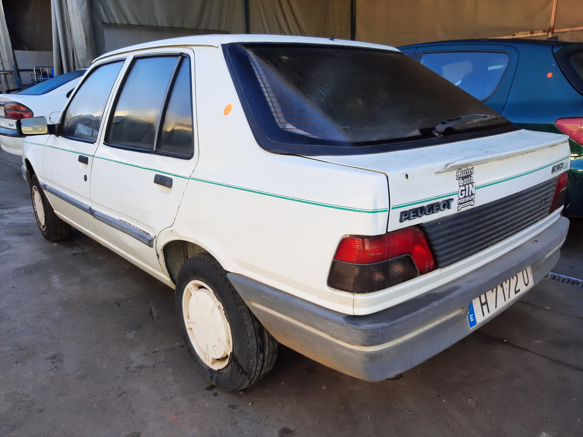 PEUGEOT 309 1 generation (1985-1993) Bakre venstre dør utvendig håndtak 910175 25207659