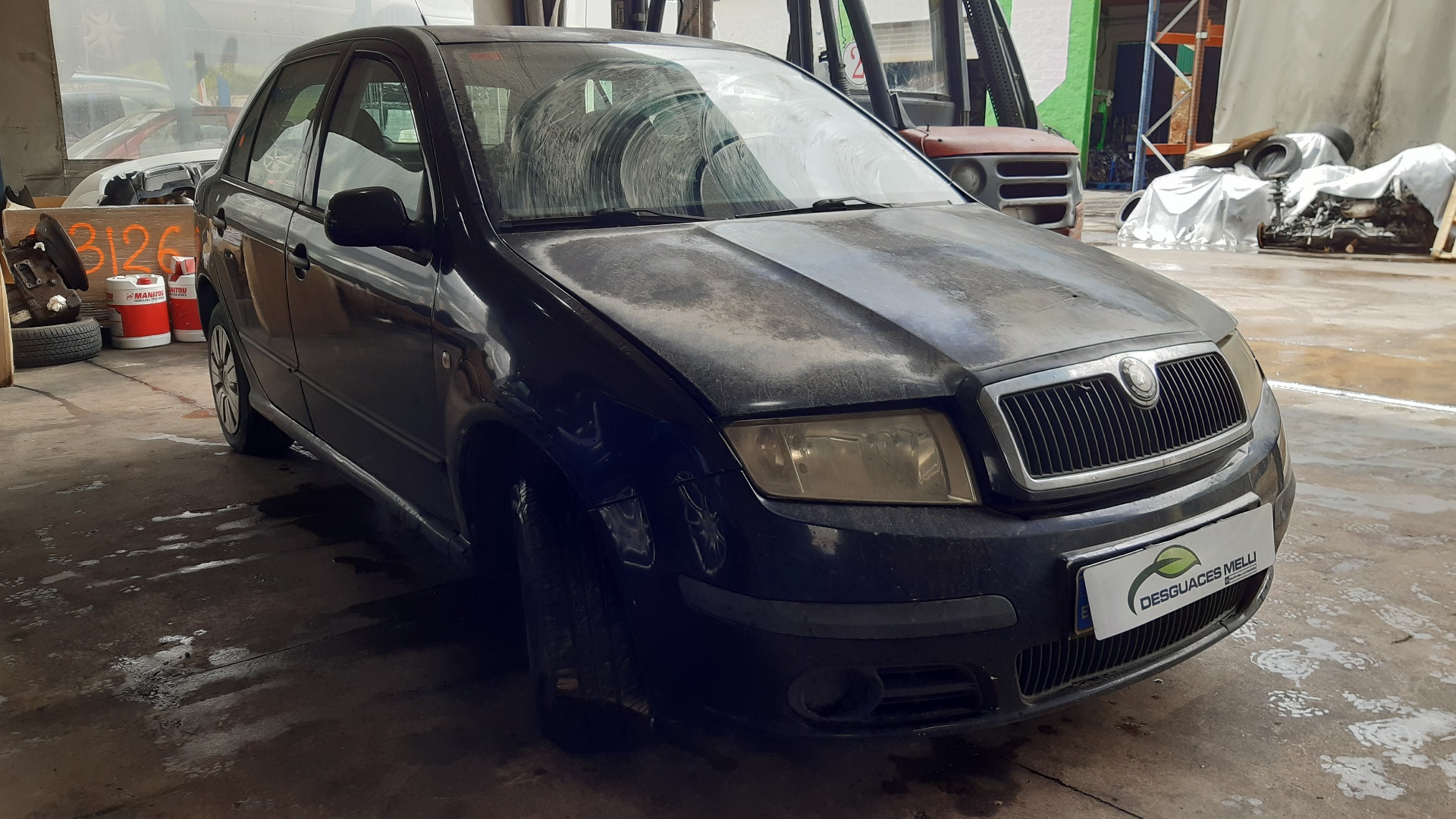 SKODA Fabia 6Y (1999-2007) Усилитель переднего бампера 6Y0807109C 18679743