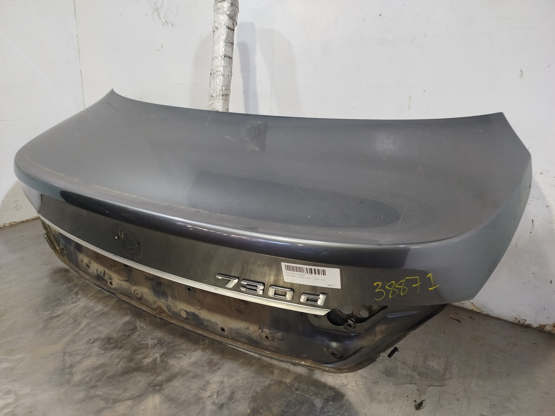 Portón trasero 306D3 41627138460 de Bmw 7 (e65, e66, e67) 2002-2005 231 CV - pieza usada