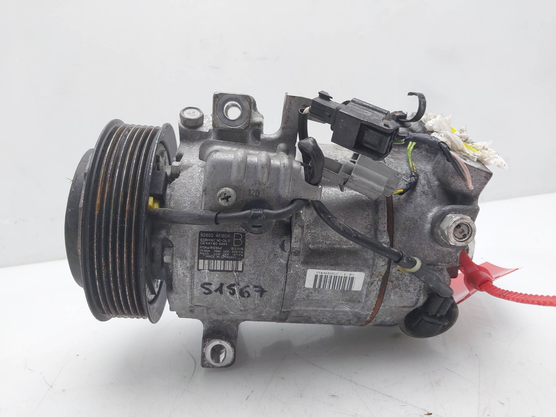 RENAULT Kadjar 1 generation (2015-2024) Air Condition Pump 926004EB0A, 110.400KMS, 5PUERTAS 23907166