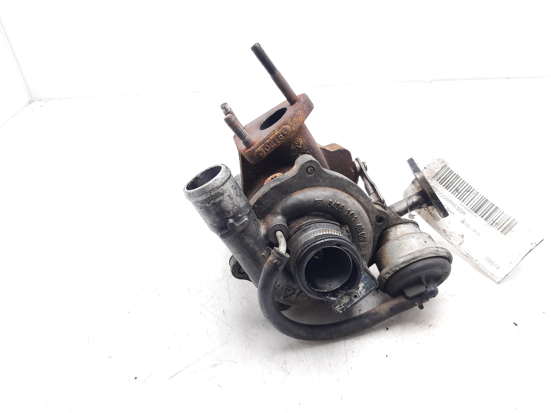 OPEL Corsa C (2000-2006) Turbófeltöltő 54351014809 21085254