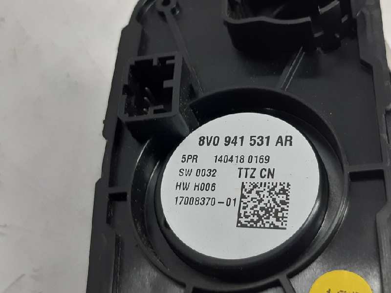 AUDI A3 8V (2012-2020) Hovedlysbryter kontrollenhet 8V0941531AR 18516653