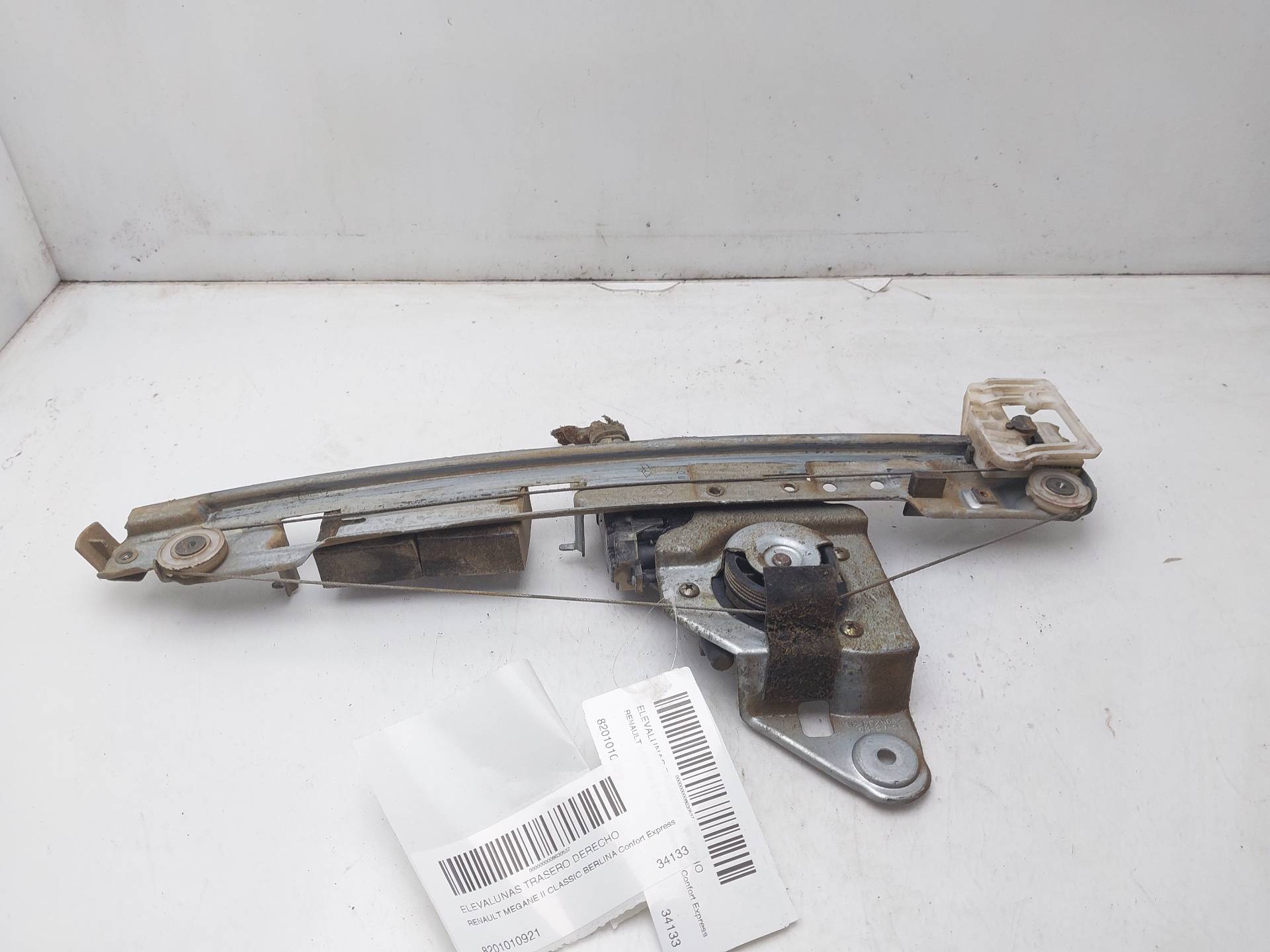 RENAULT Megane 2 generation (2002-2012) Rear Right Door Window Regulator 8201010921 23895409