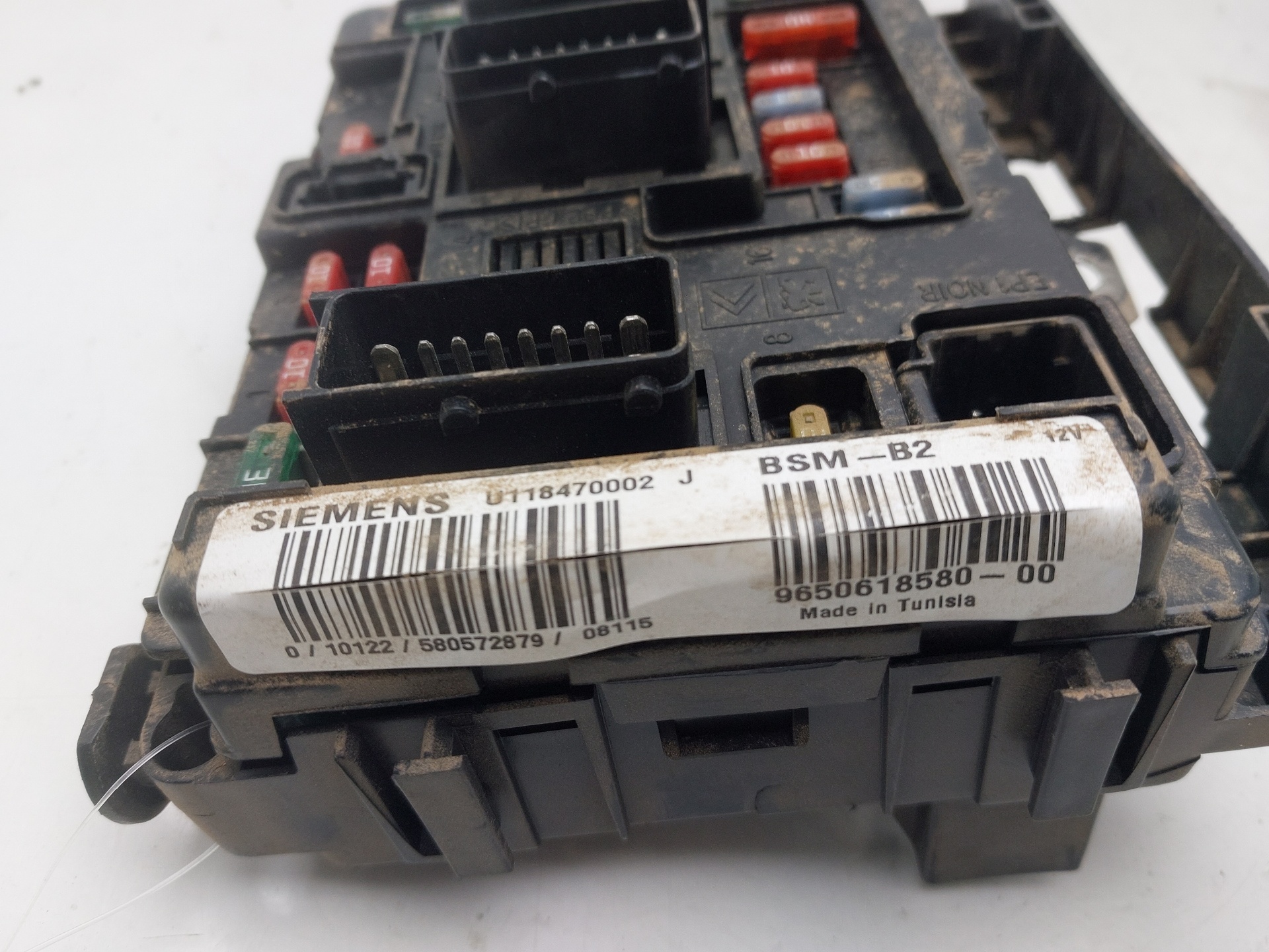 PEUGEOT Partner 1 generation (1996-2012) Fuse Box 9650618580 23562650