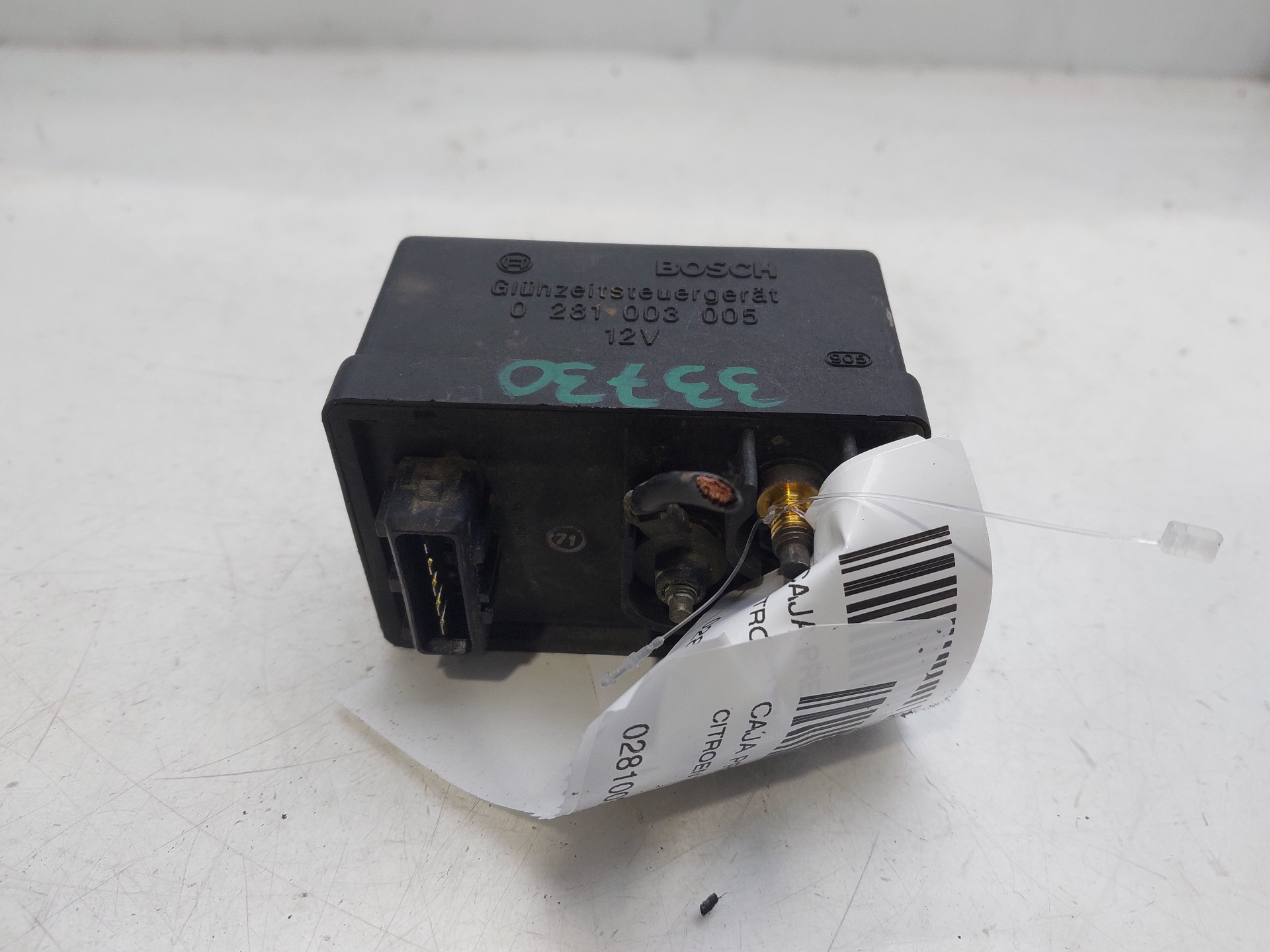 RENAULT ZX 1 generation (1991-1997) Relays 0281003005 23685861