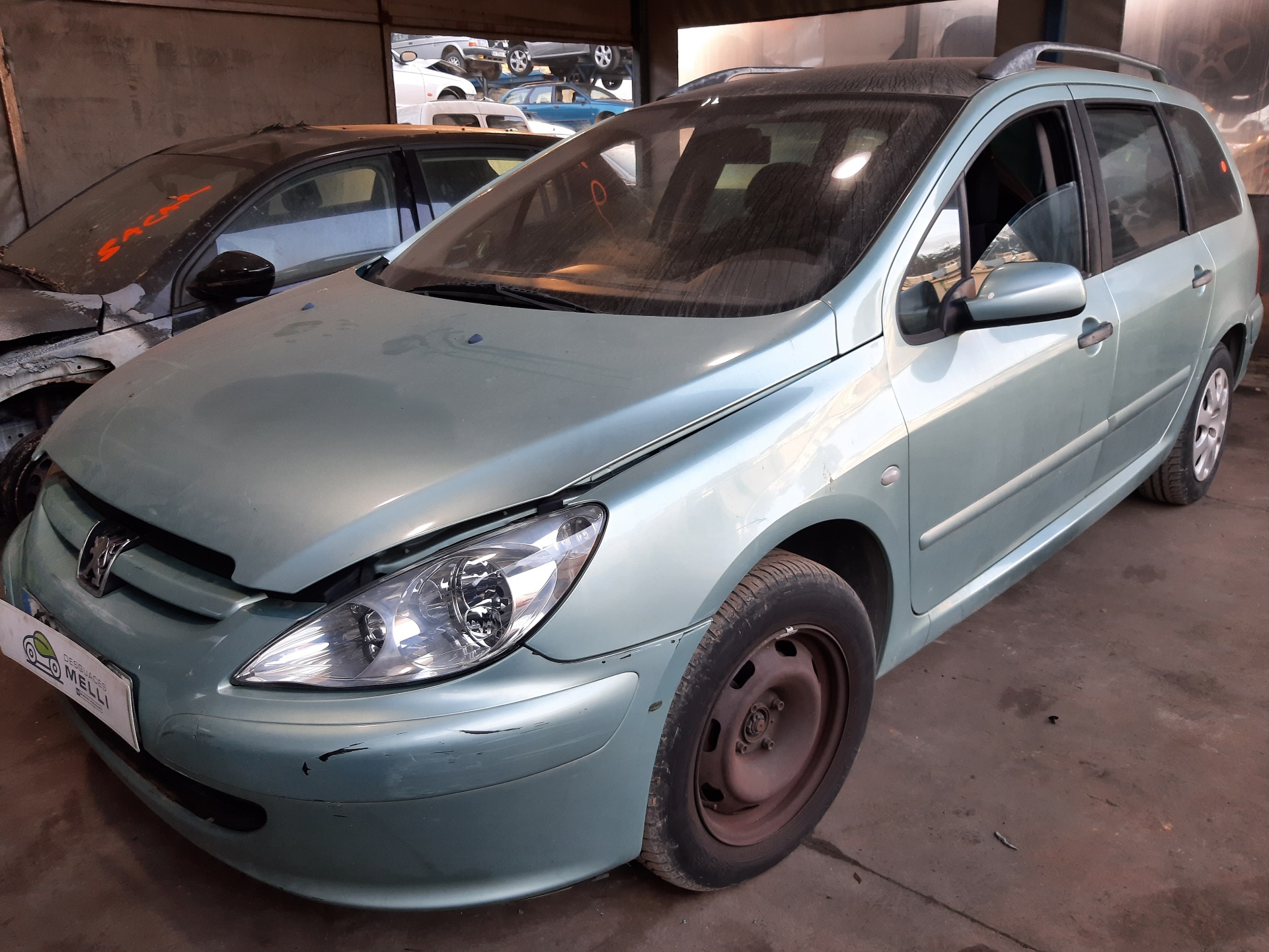 PEUGEOT 307 1 generation (2001-2008) Маторчик стеклоподъемника передней левой двери 9634457580 20788412