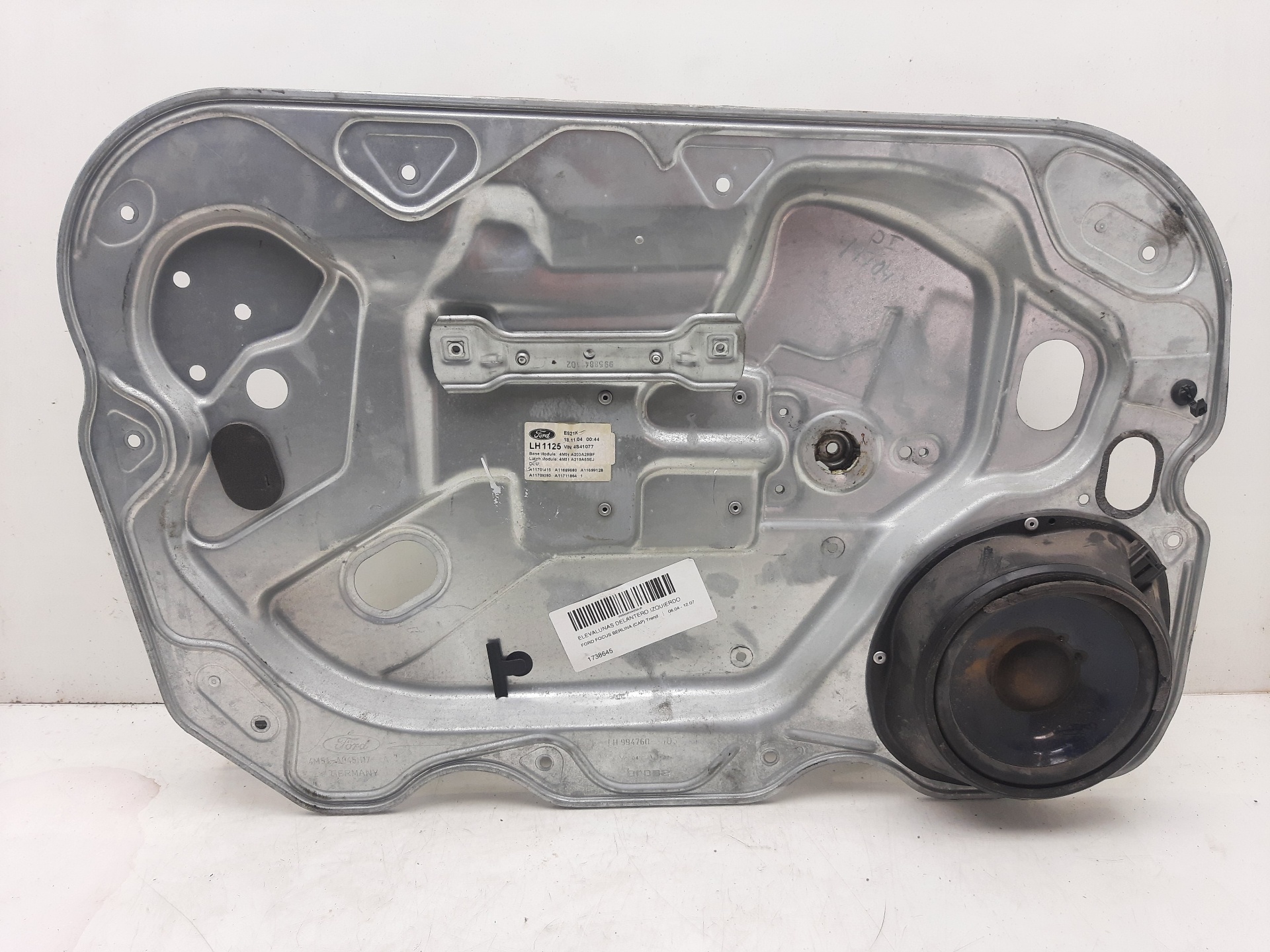 FORD Focus 2 generation (2004-2011) Forreste venstre dør vinduesregulator 1738645 20189432