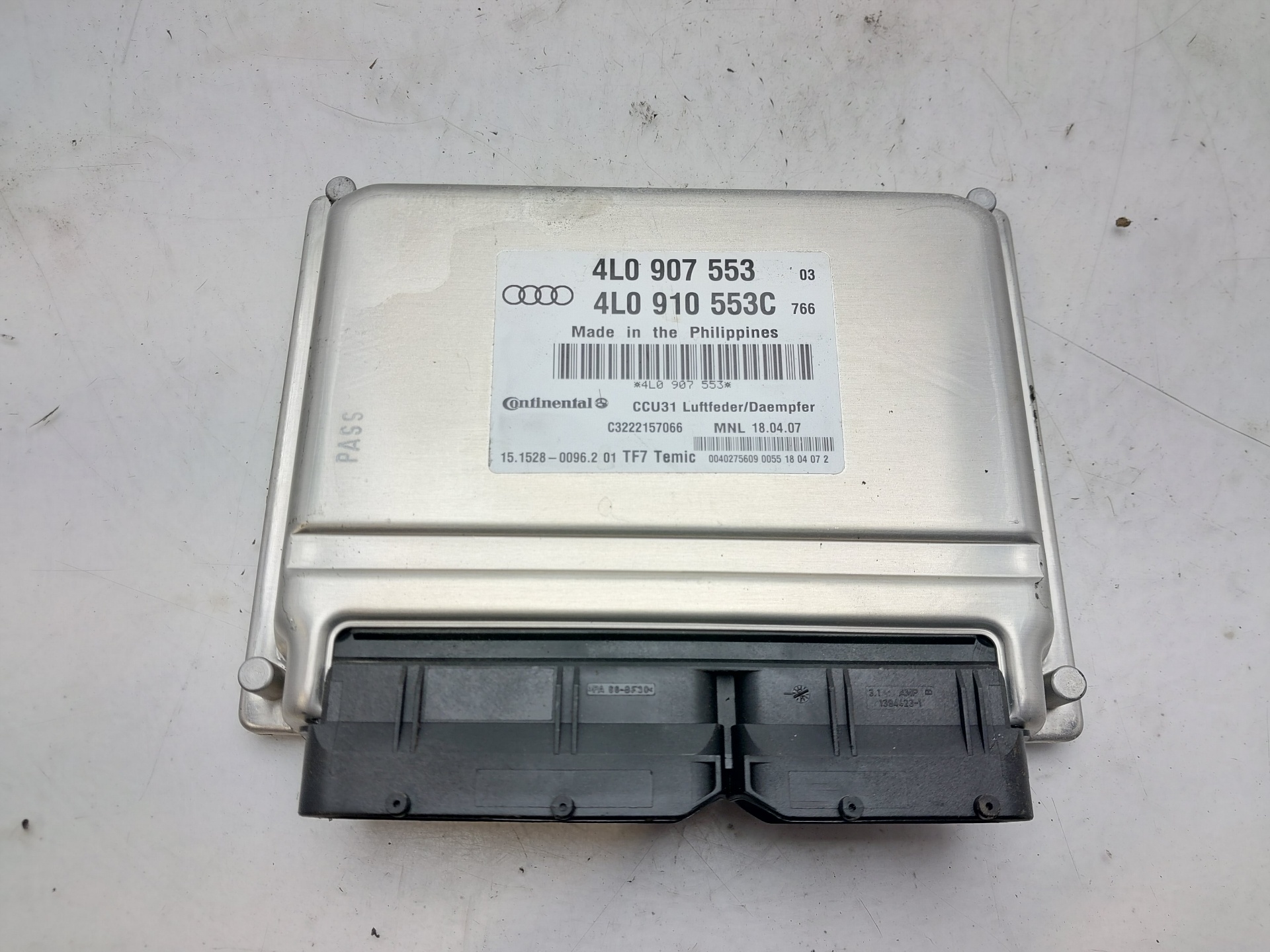 AUDI Q7 4L (2005-2015) Μονάδα ελέγχου κινητήρα ECU 4L0907553 21738809