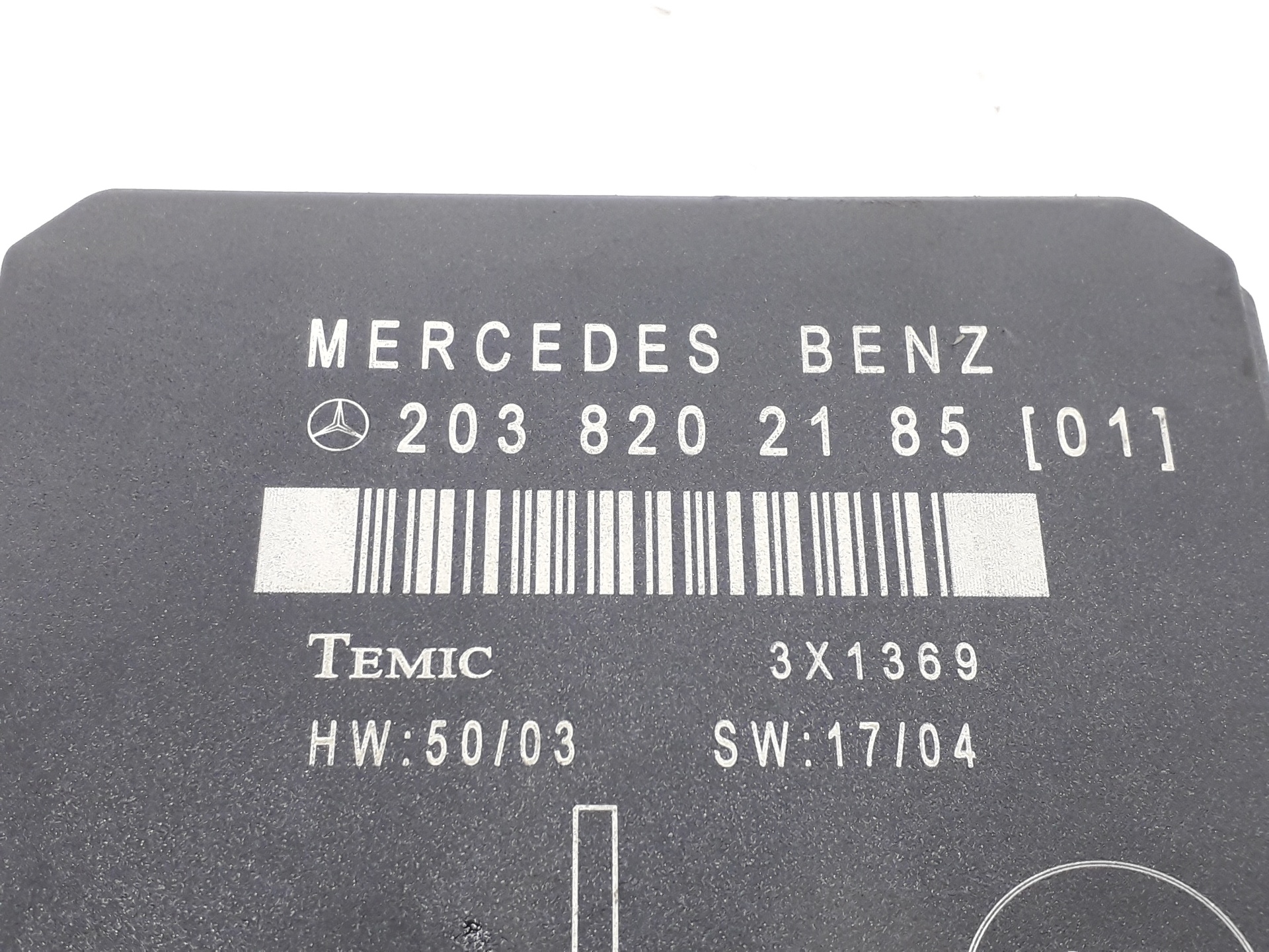 MERCEDES-BENZ C-Class W203/S203/CL203 (2000-2008) Kiti valdymo blokai 2038202185 22285333