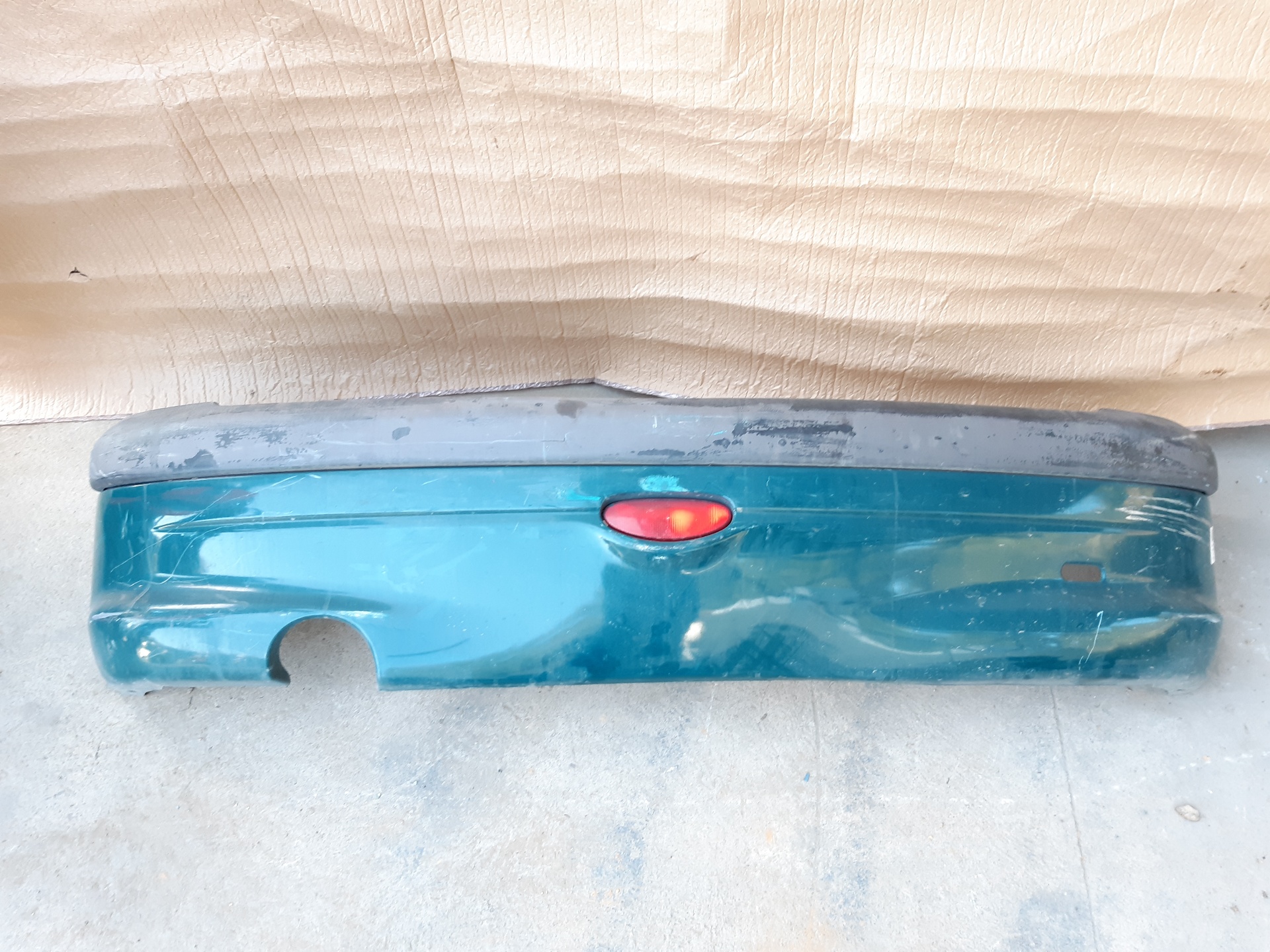 PEUGEOT 206 1 generation (1998-2009) Rear Bumper 7013L0 22029412