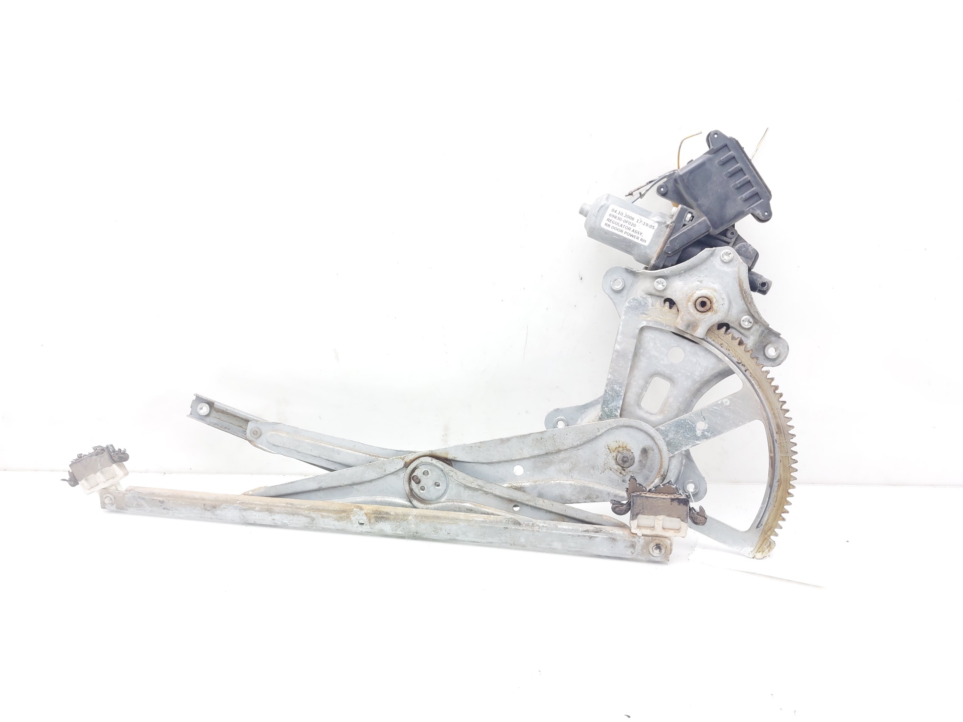 DODGE Corolla Verso 1 generation (2001-2009) Rear Right Door Window Regulator 698300F020 20414502