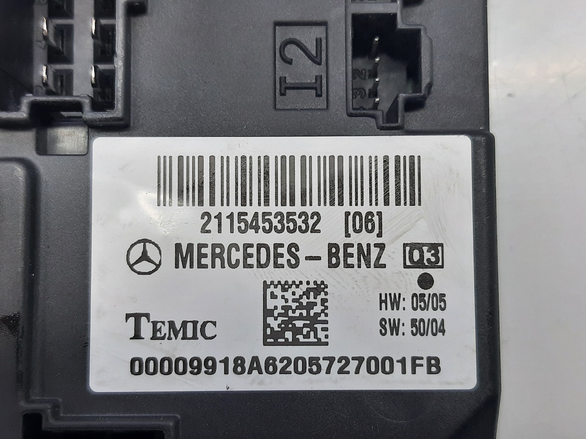 MERCEDES-BENZ E-Class W211/S211 (2002-2009) Autres unités de contrôle 2115453532 23988396