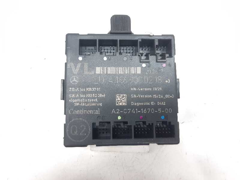 MERCEDES-BENZ A-Class W176 (2012-2018) Comfort Control Unit A1669000218 20190451