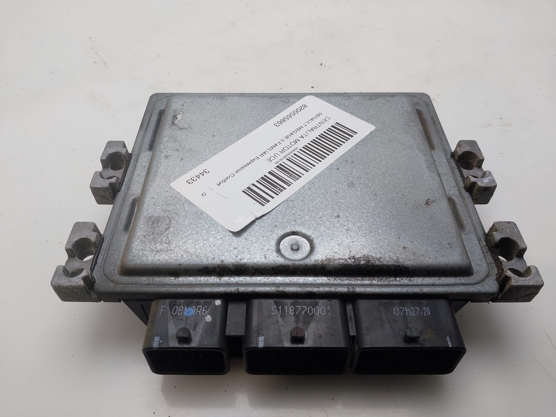 RENAULT Megane 2 generation (2002-2012) Engine Control Unit ECU 8200565863 24833540