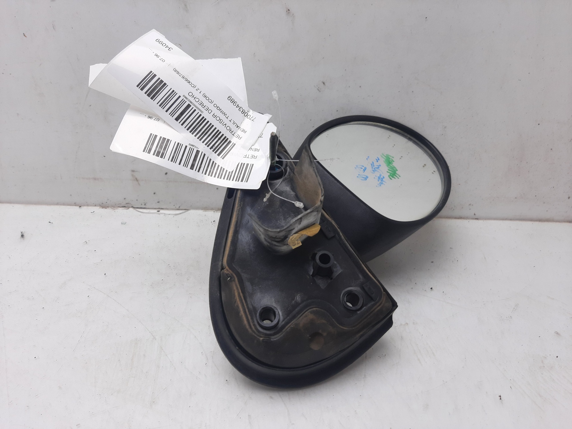 RENAULT Twingo 1 generation (1993-2007) Right Side Wing Mirror 7700834989 24947243
