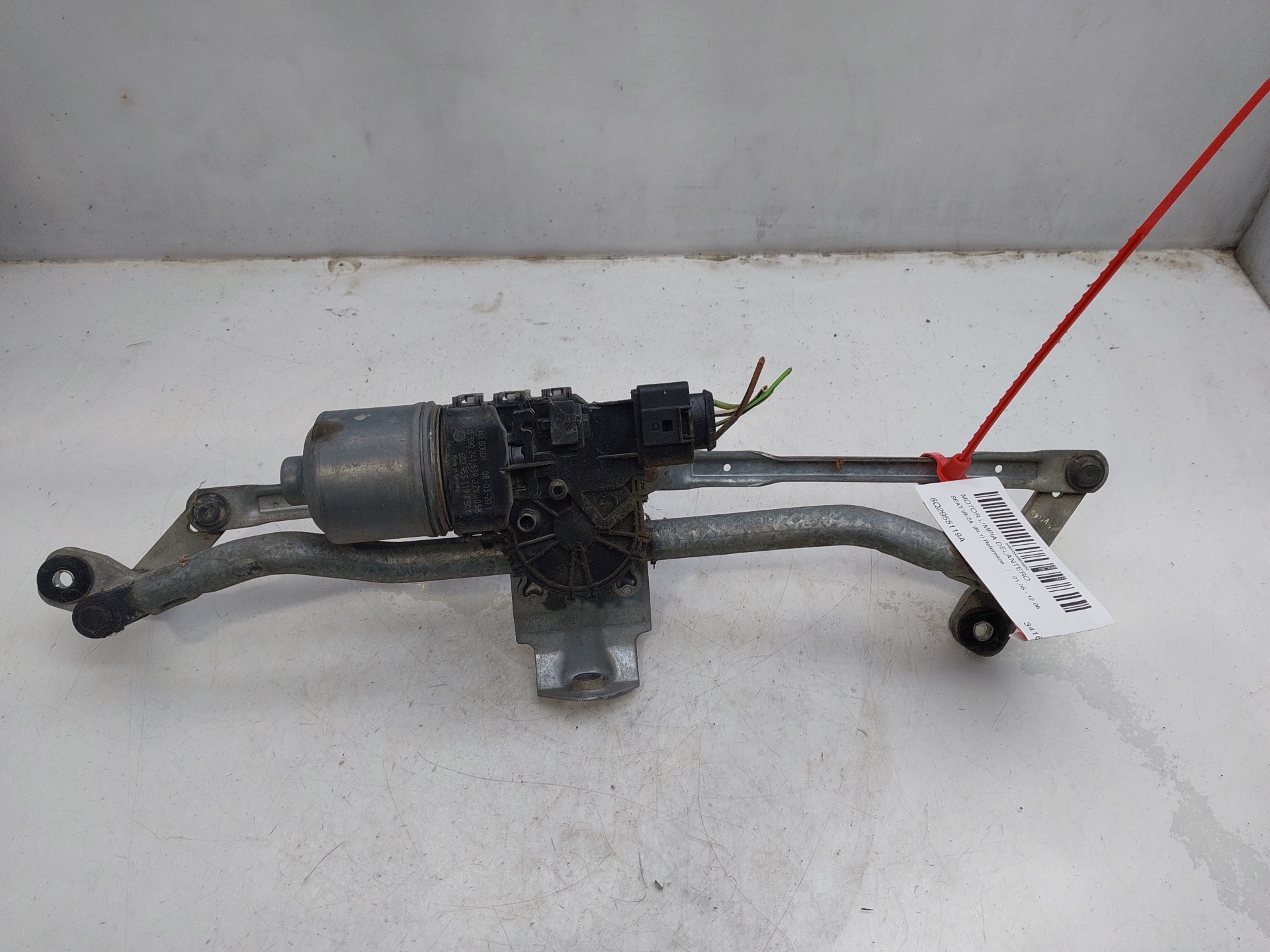 SEAT Ibiza 3 generation (2002-2008) Front Windshield Wiper Mechanism 6Q2955119A 23996190