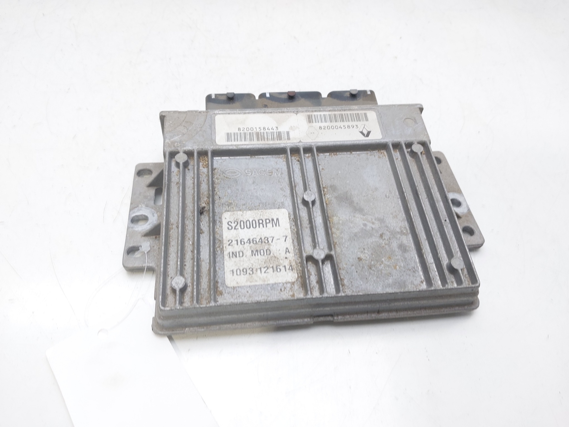 VOLKSWAGEN Laguna 2 generation (2001-2007) Engine Control Unit ECU 8200045893 20391102