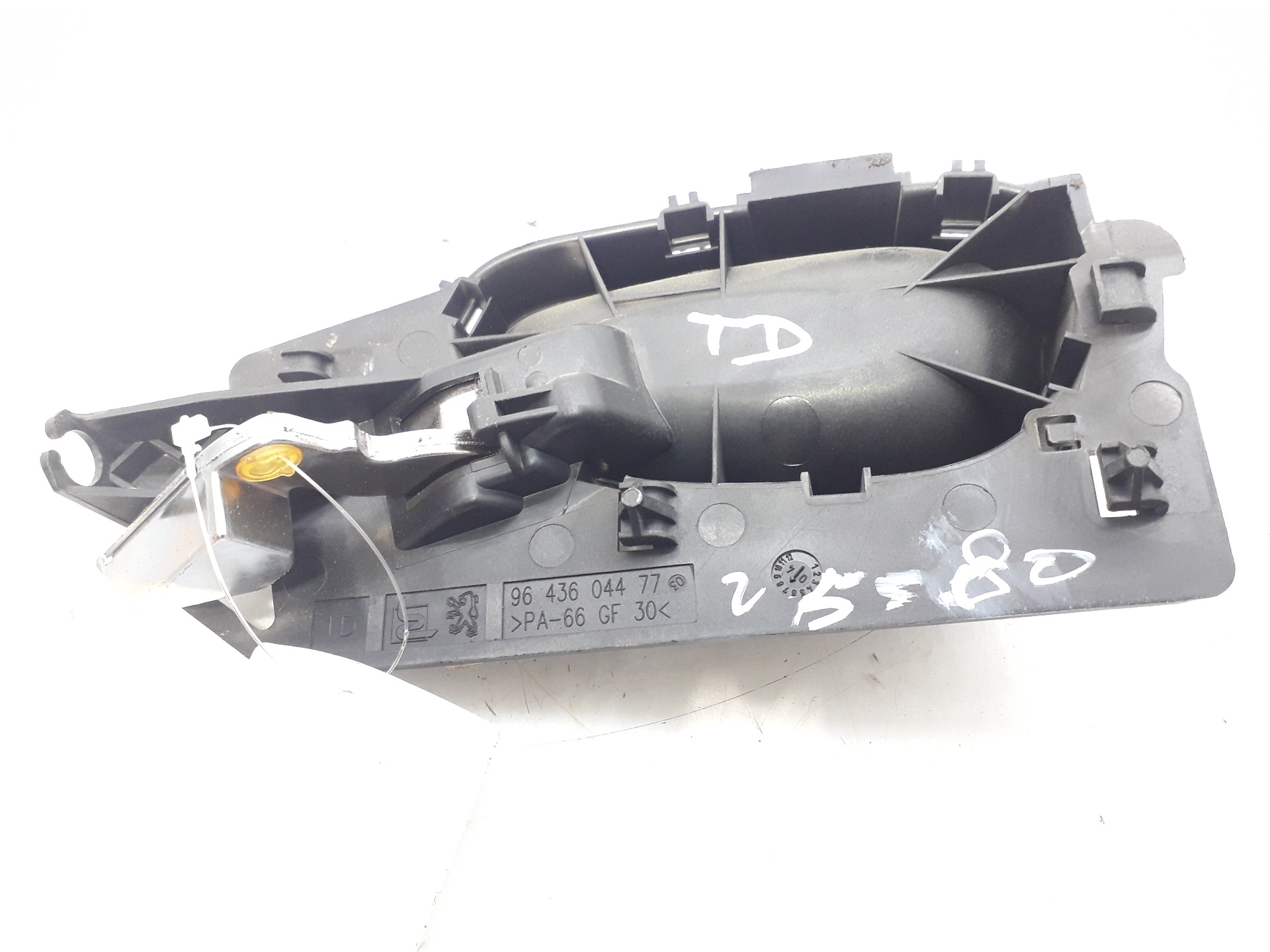 PEUGEOT 307 1 generation (2001-2008) Right Rear Internal Opening Handle 9643604477 22020186