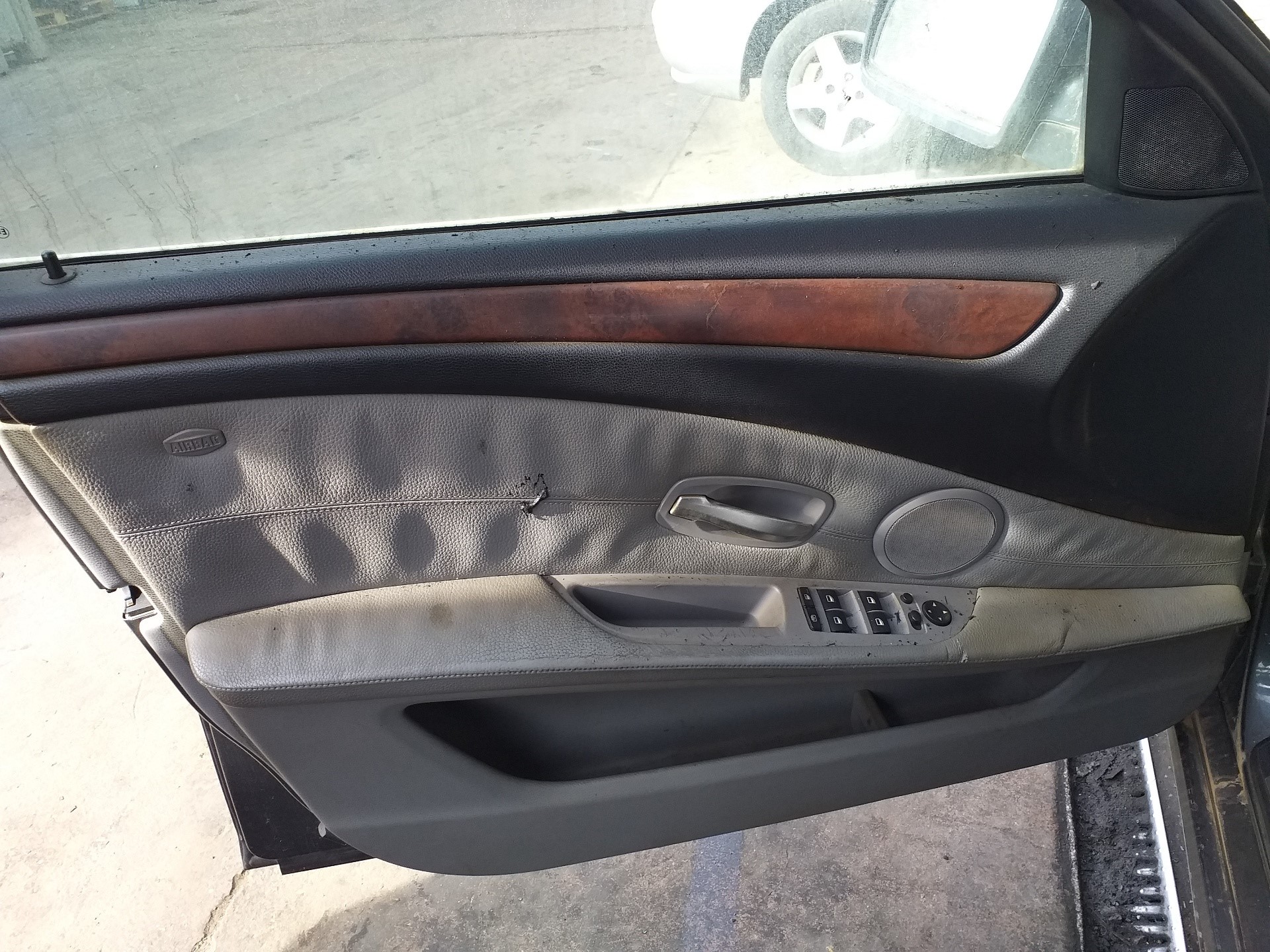 BMW 5 Series E60/E61 (2003-2010) Priekinių kairių durų stiklo pakelėjas 7184741S 22018830