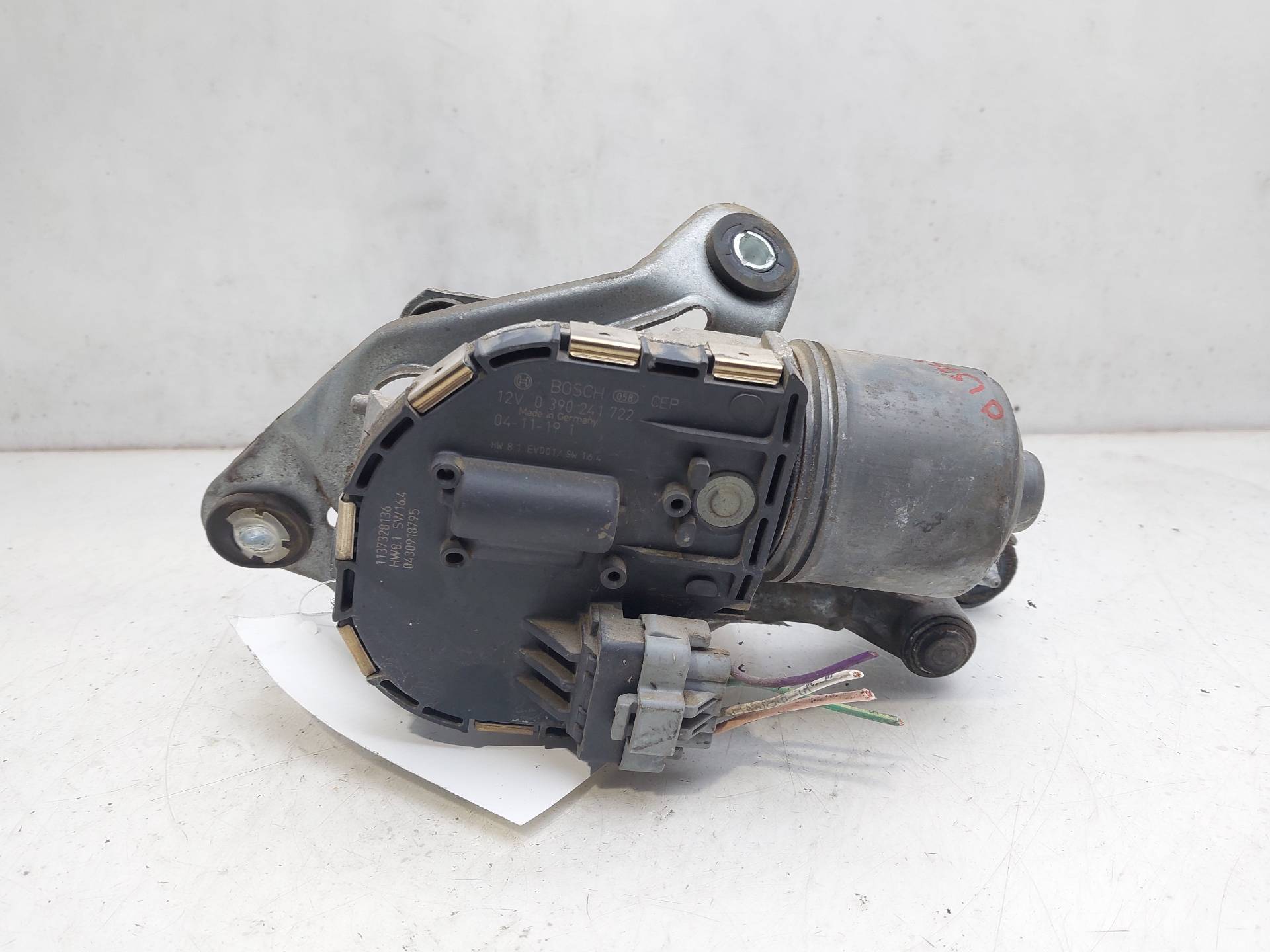 Motor limpia delantero RHR 0390241722 de Peugeot 407 (6d_) 2004-2010 136 CV - pieza usada