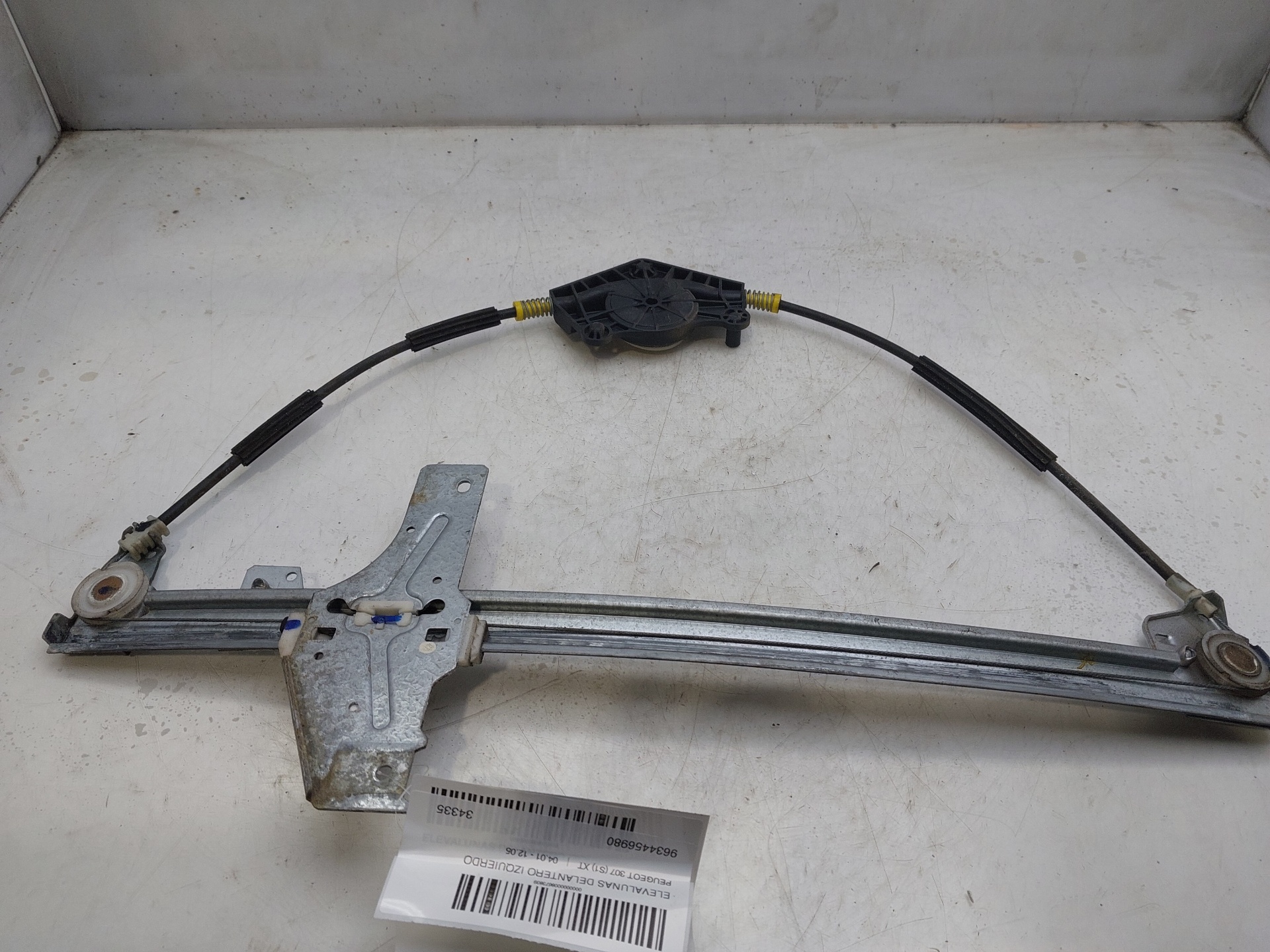 PEUGEOT 307 1 generation (2001-2008) Front Left Door Window Regulator 9634456980 25006310