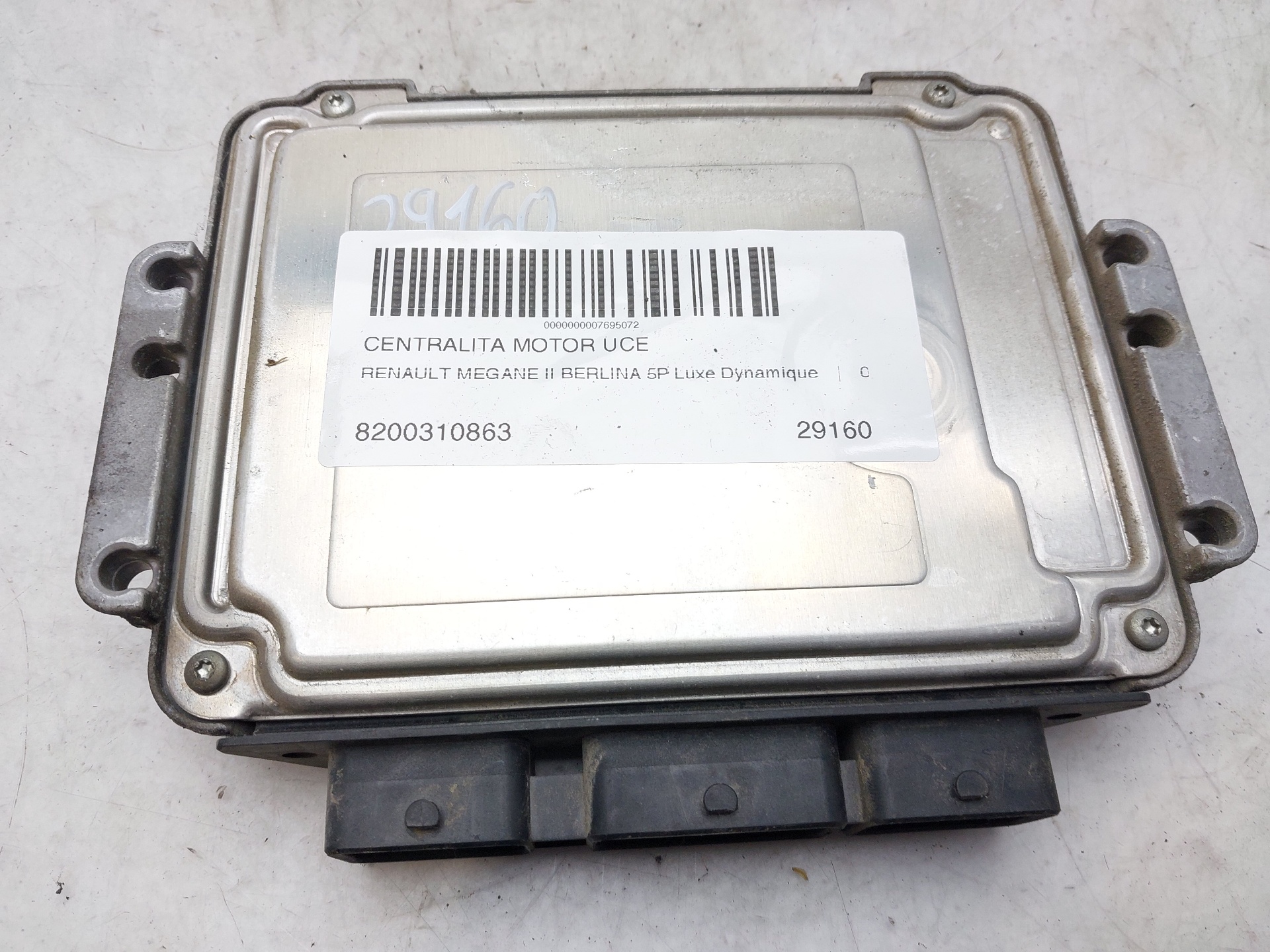 RENAULT Megane 2 generation (2002-2012) Engine Control Unit ECU 8200310863 22462201