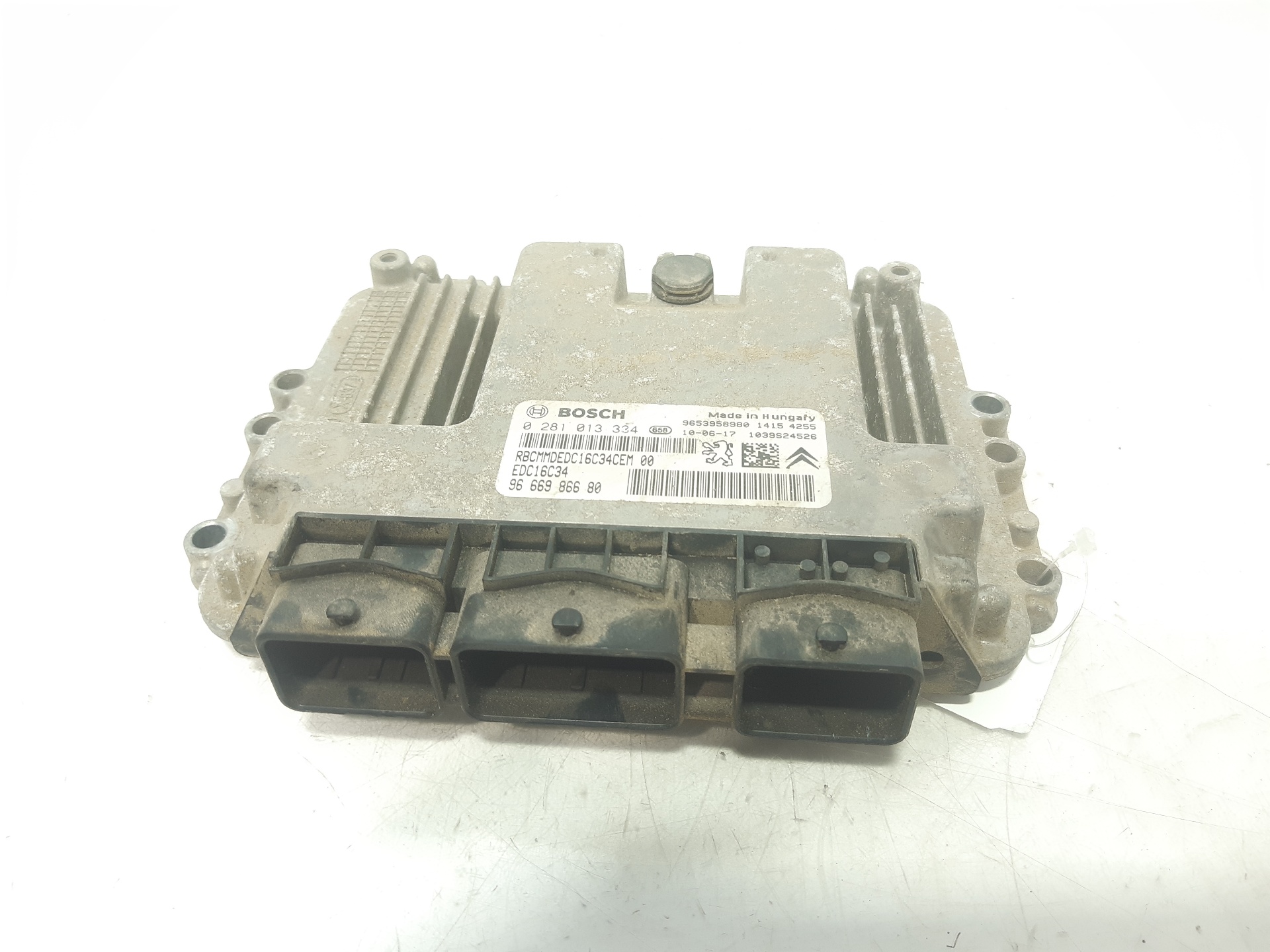 CITROËN C4 Picasso 1 generation (2006-2013) Variklio kompiuteris 9666986680 24111063