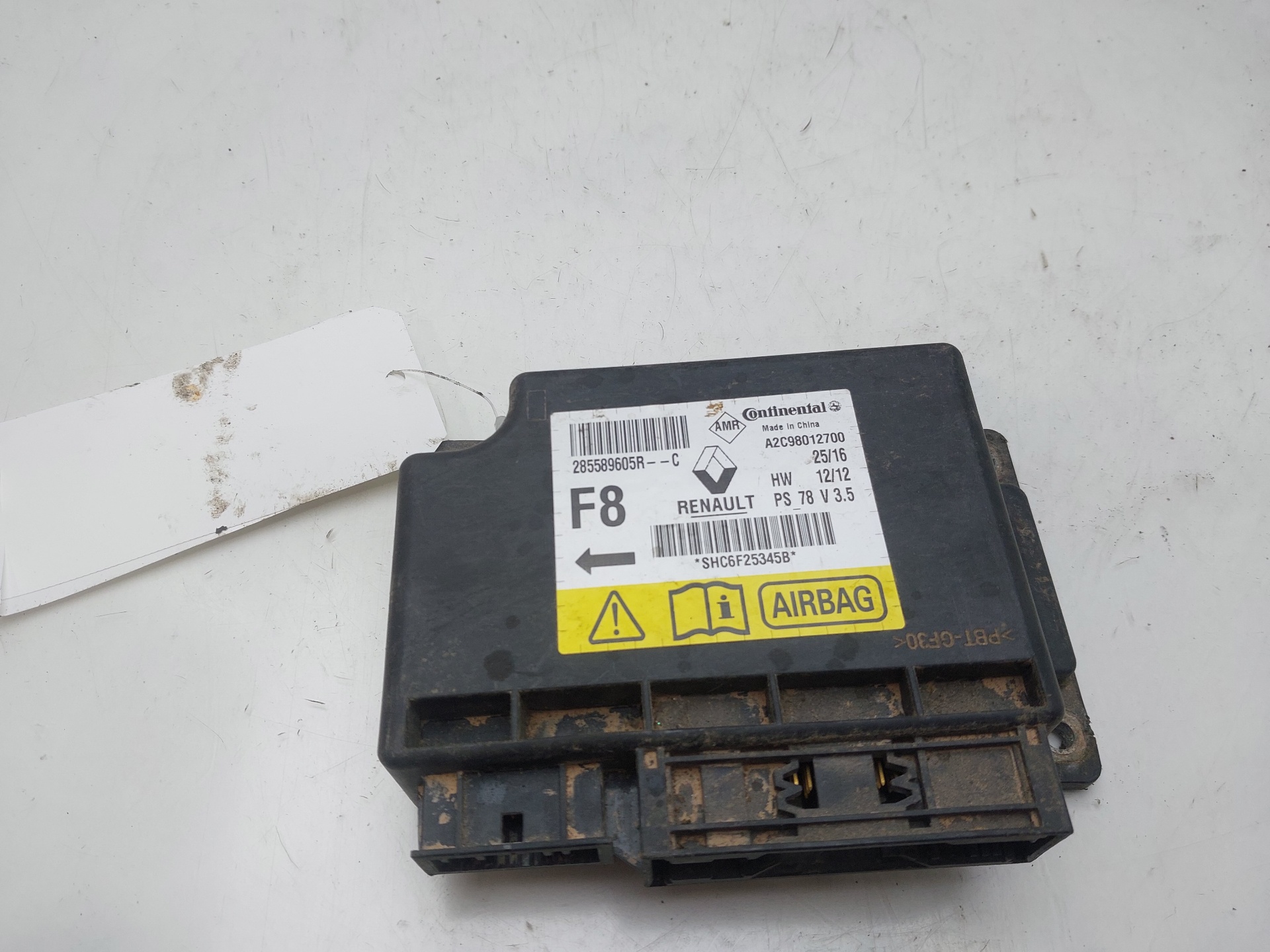 RENAULT Scenic 3 generation (2009-2015) Блок SRS 285589605R 24149694