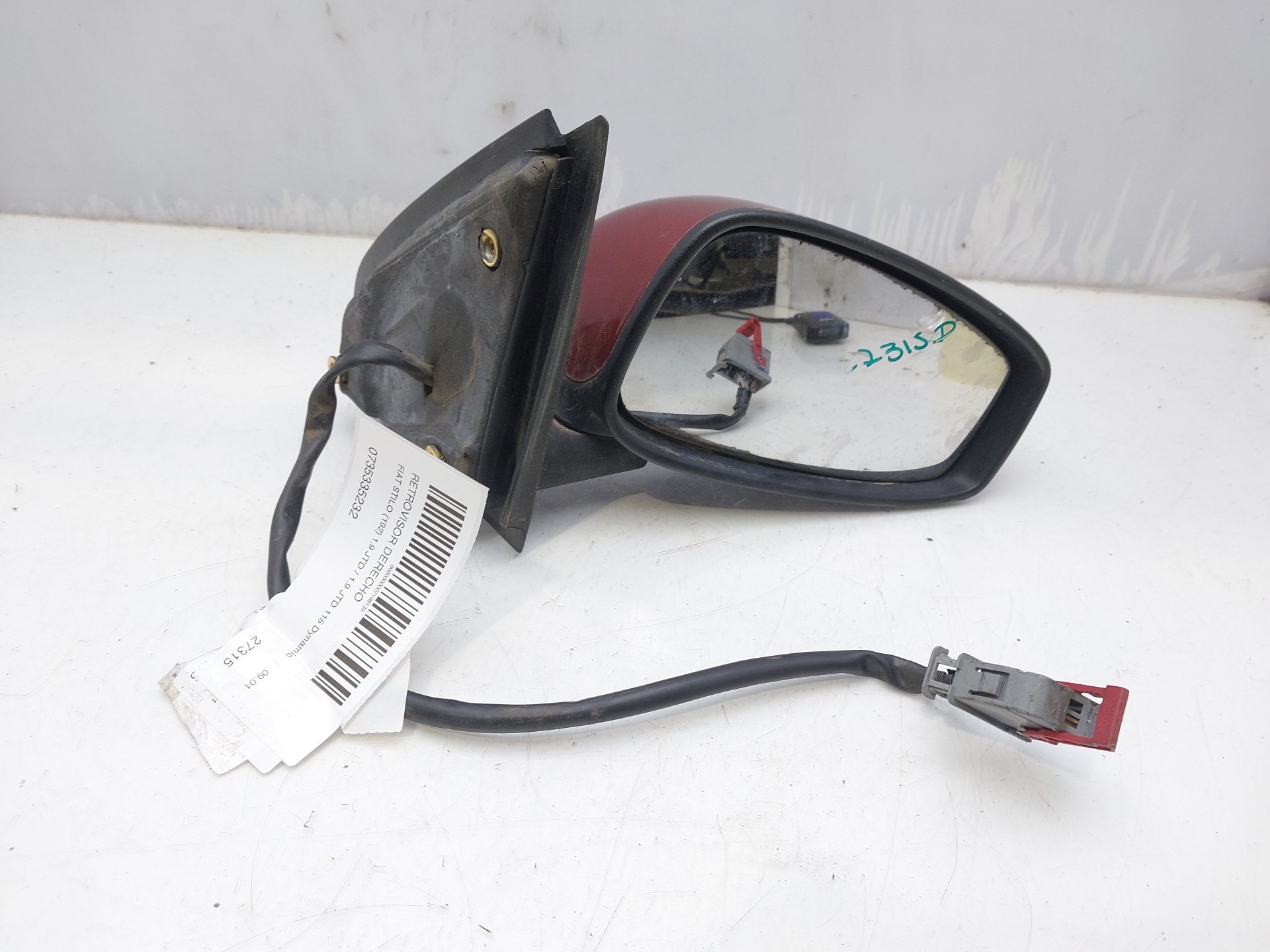 FIAT Stilo 1 generation (2001-2010) Right Side Wing Mirror 0735335232 22301676