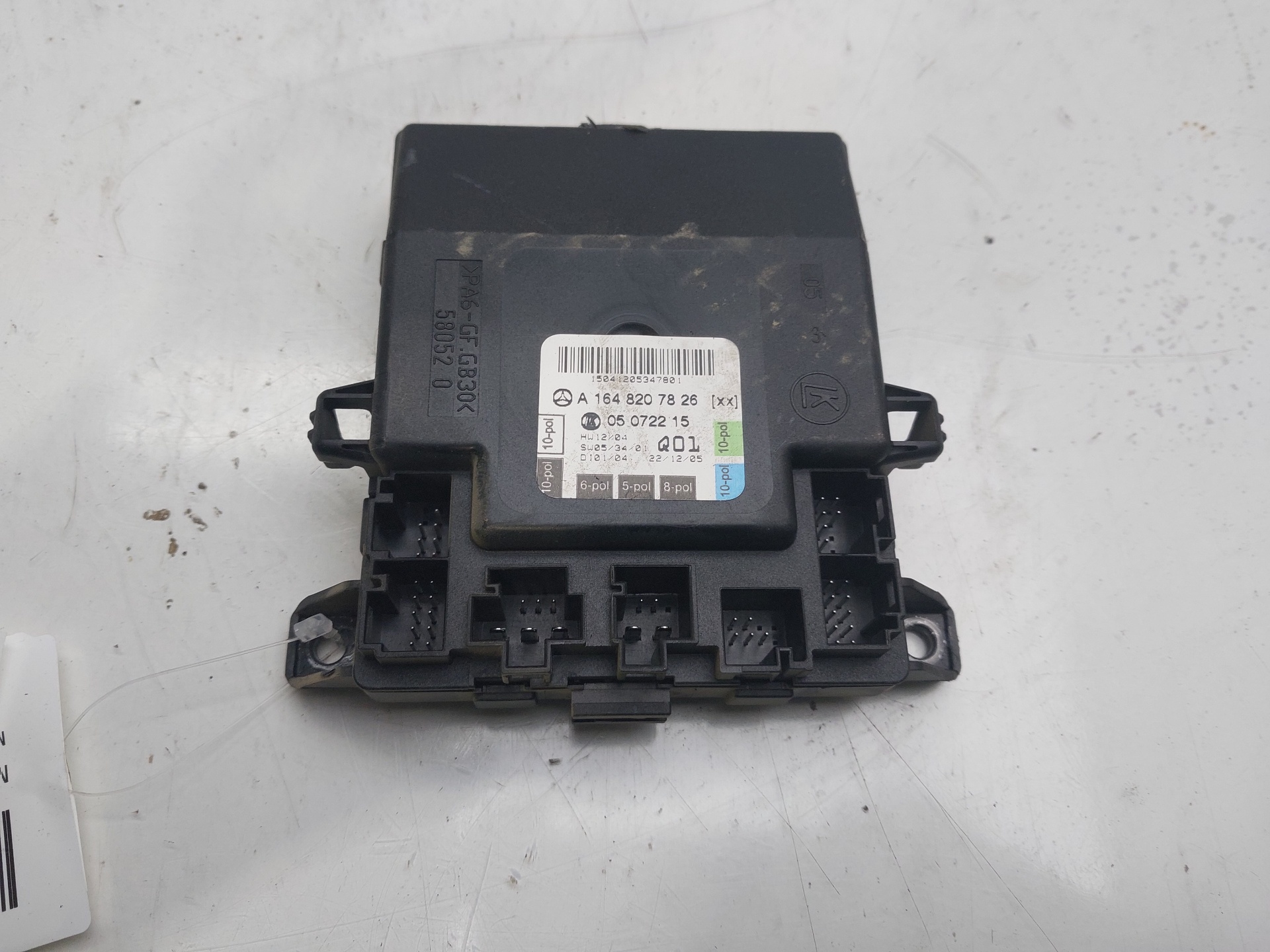 MERCEDES-BENZ M-Class W164 (2005-2011) Other Control Units A1648207826 22917214