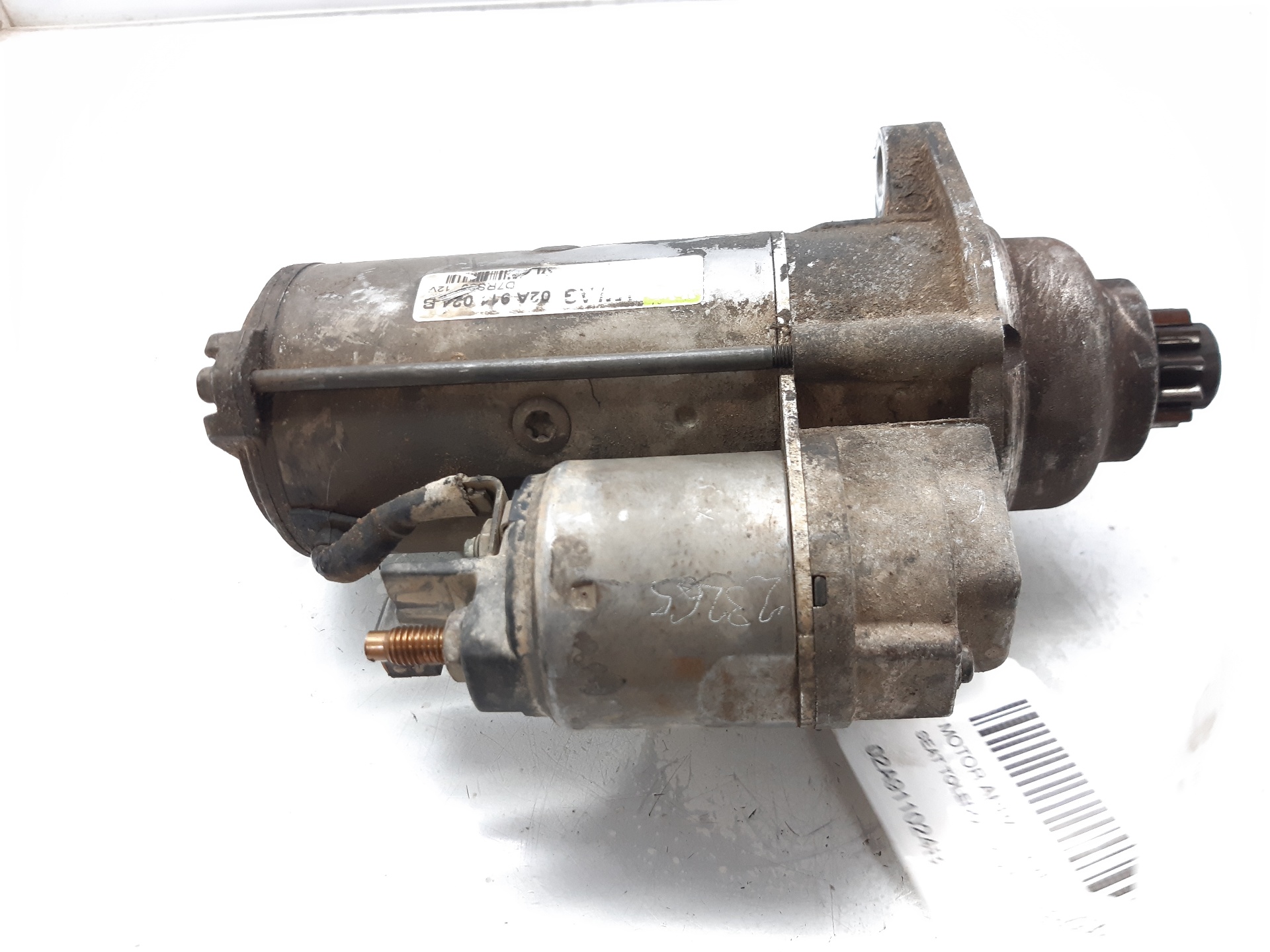 SEAT Toledo 2 generation (1999-2006) Starter Motor 02A911024B 18673825