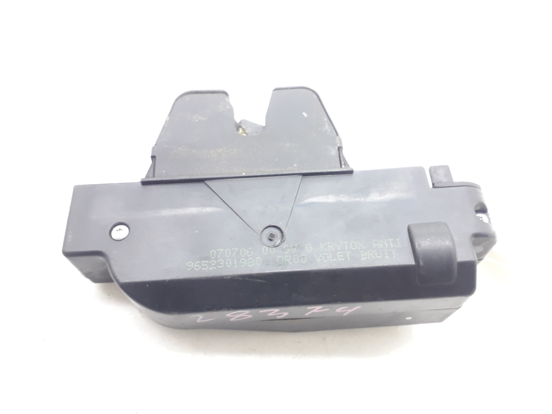 CITROËN Xsara Picasso 1 generation (1999-2010) Замок крышки багажника 9652301980 22438792