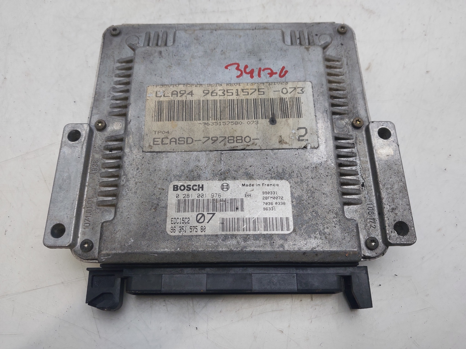 TOYOTA 306 1 generation (1993-2002) Variklio kompiuteris 9635157580 24537481