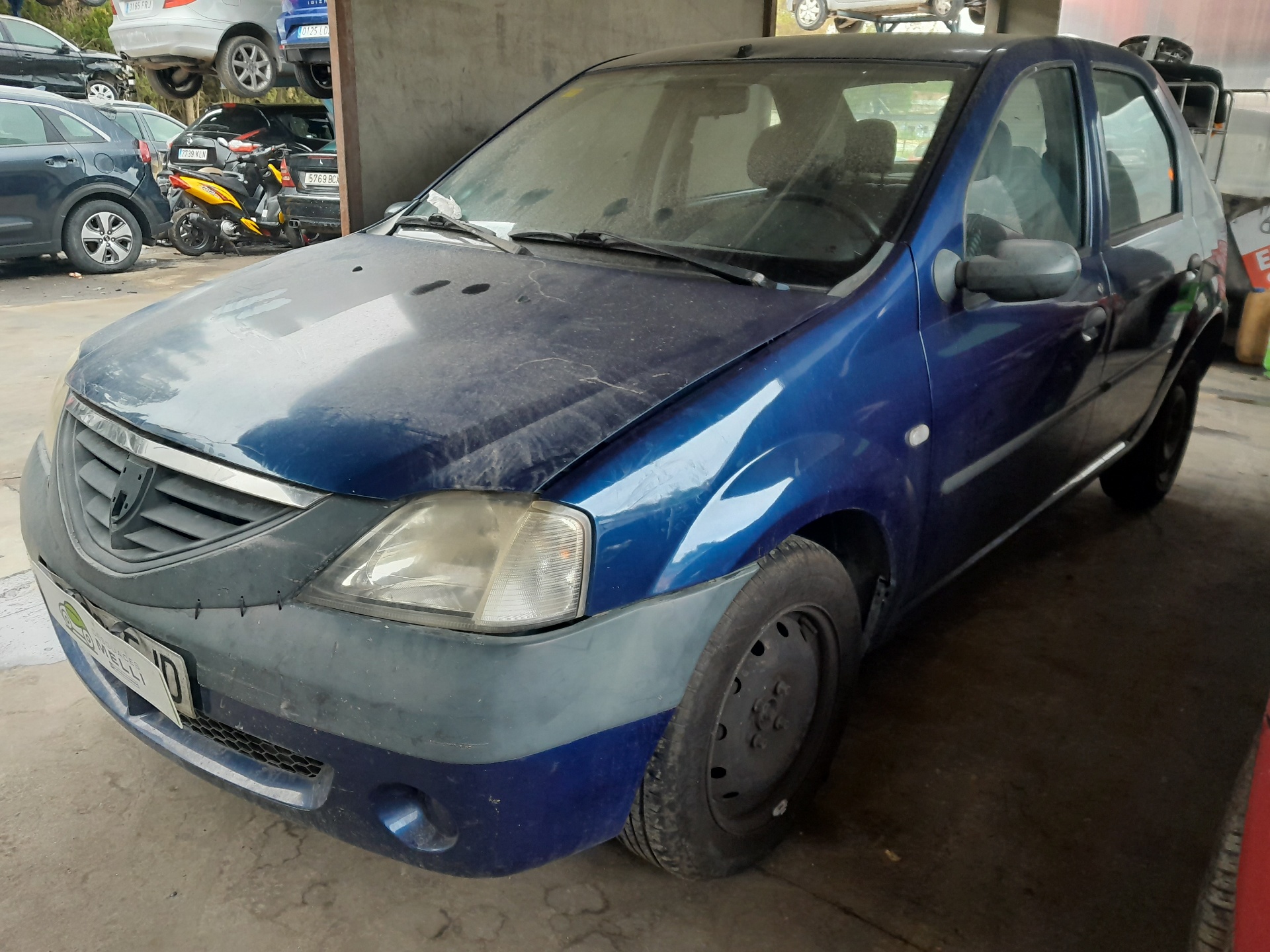 MITSUBISHI Logan 1 generation (2004-2012) Venstre bagerste indvendige åbningshåndtag 7700830078 21087833