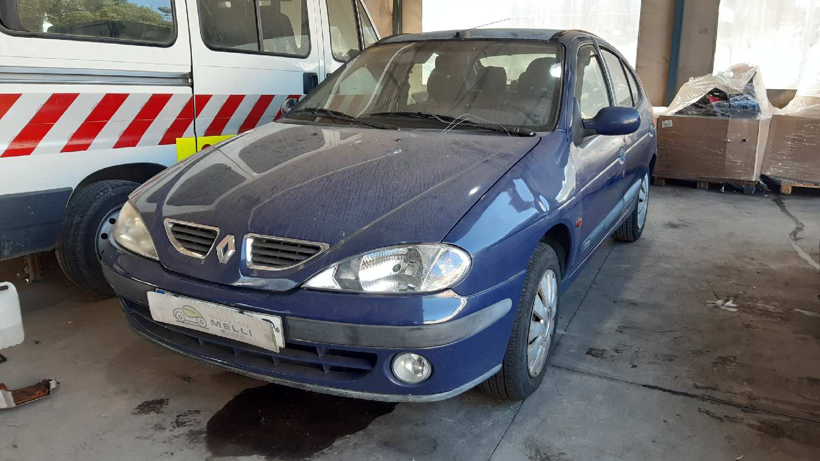 RENAULT Megane 1 generation (1995-2003) Venstre bagerste indvendige åbningshåndtag 7700830078 24127186