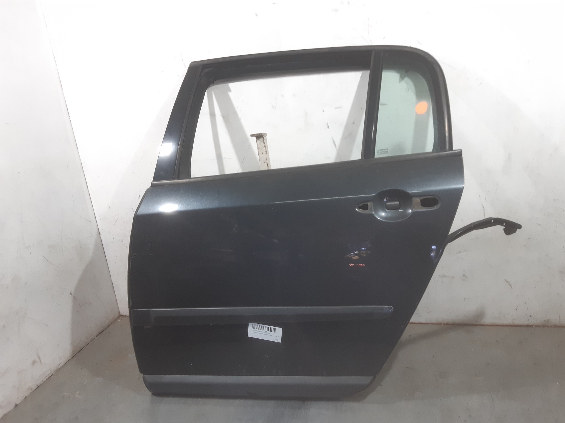 RENAULT Vel Satis 1 generation (2002-2009) Rear Left Door 7751472403 24029332