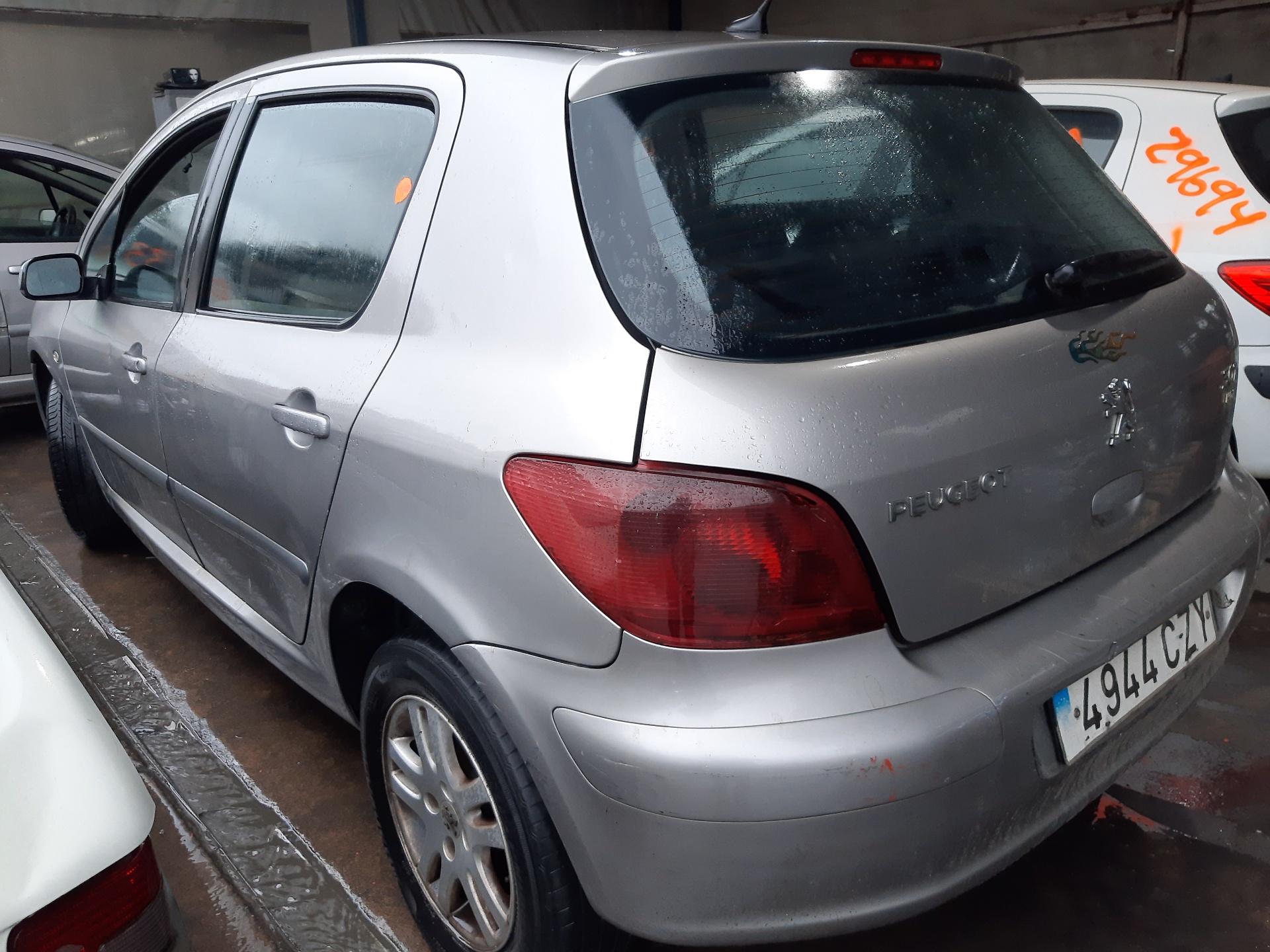 PEUGEOT 307 1 generation (2001-2008) Передній правий ремінь безпеки 96346430XX 24359720