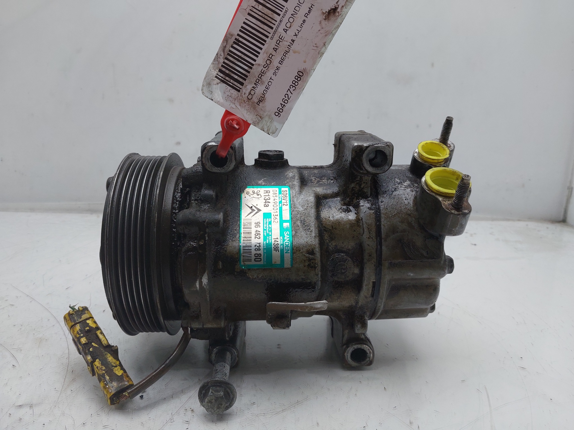 RENAULT 206 1 generation (1998-2009) Air Condition Pump 9646273880 25072904