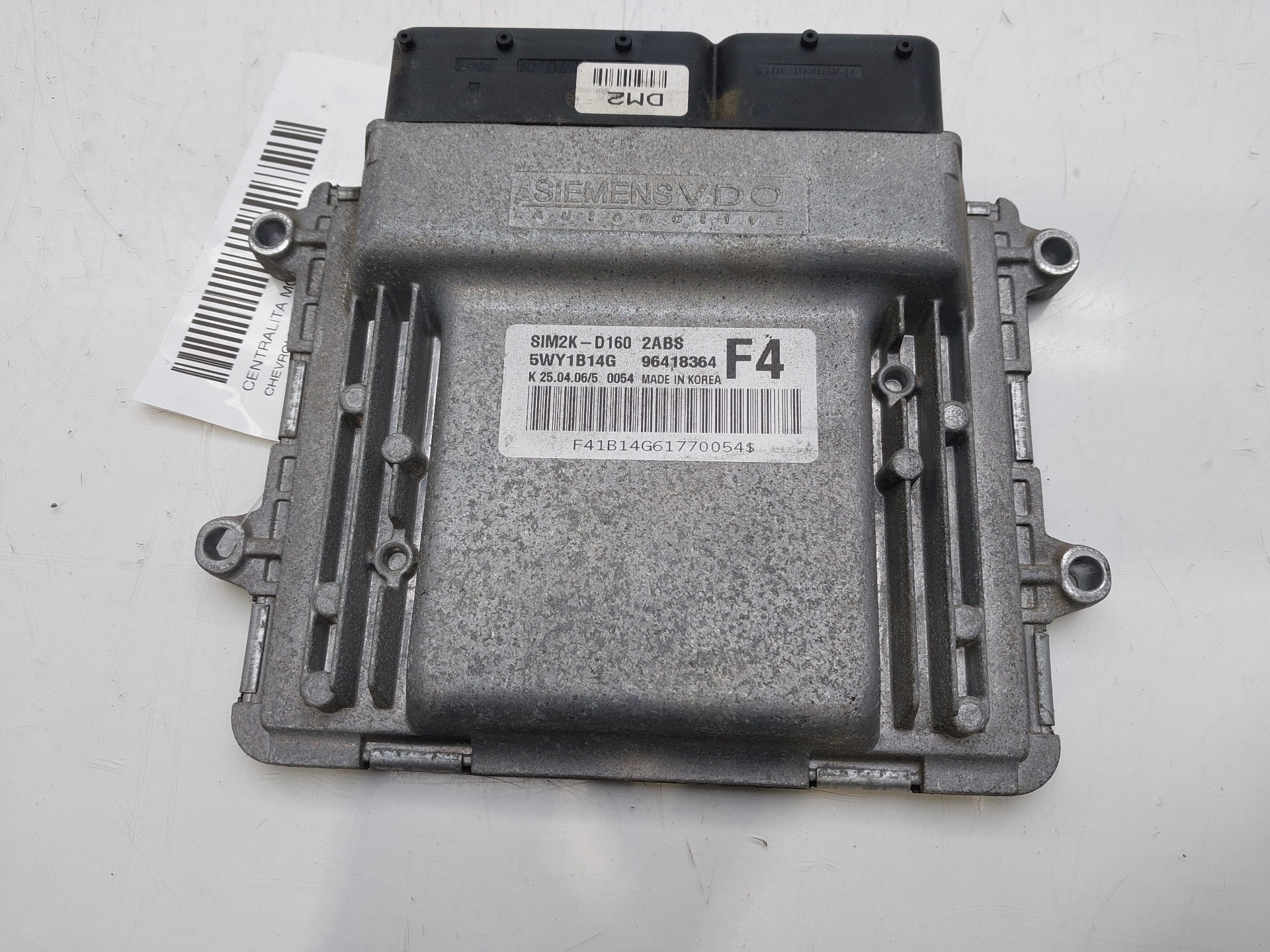 CHEVROLET Epica 1 generation (2006-2012) Moottorin ohjausyksikkö ECU 96418364 24753870