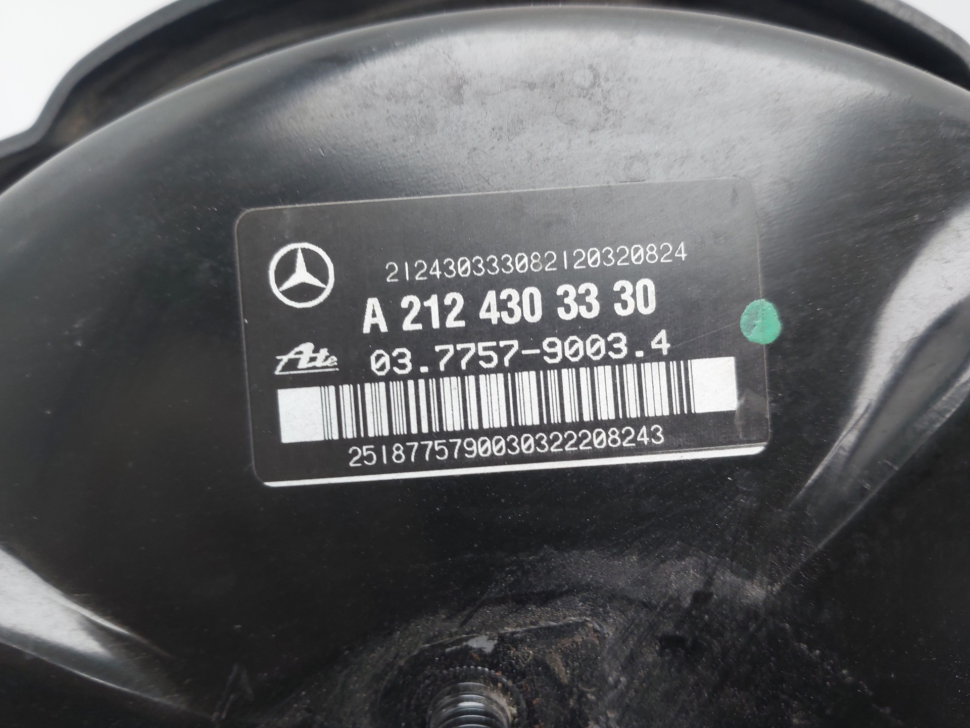 MERCEDES-BENZ E-Class W212/S212/C207/A207 (2009-2016) Servoamplificator de frână A2124303330 24143569