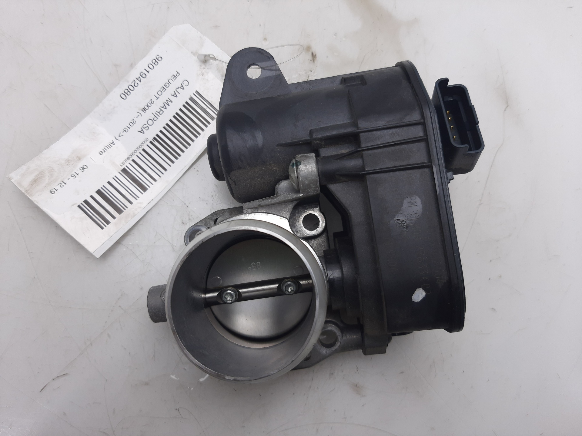 PEUGEOT 2008 1 generation (2013-2020) Throttle Body 9801942080, 47.675KMS, 5PUERTAS 24148359