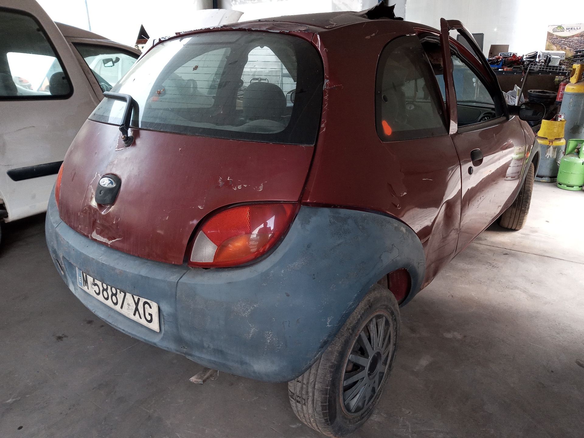 FORD Ka 1 generation (1996-2008) Clapeta de accelerație 95BF9B989 18713570