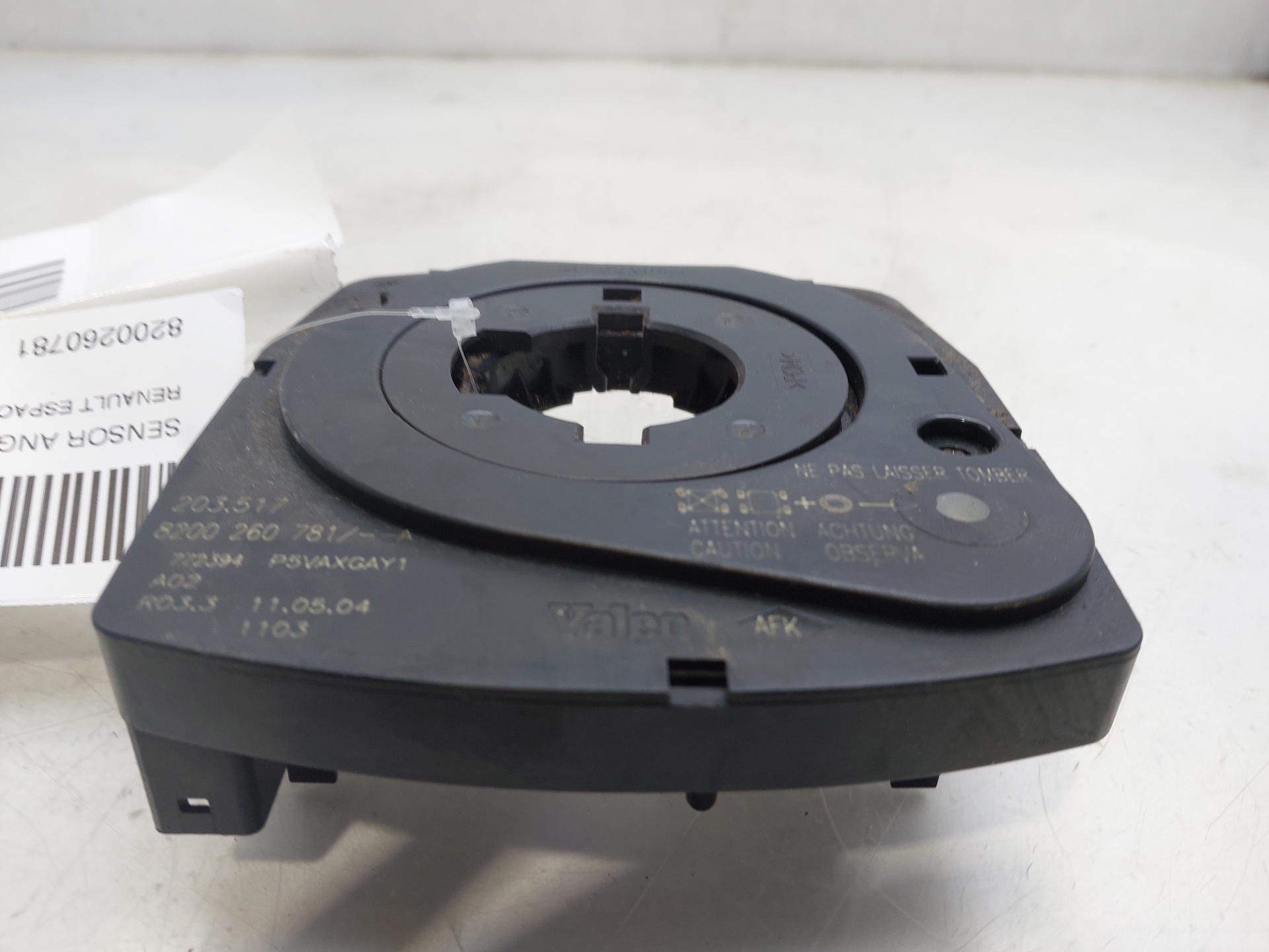 RENAULT Espace 4 generation (2002-2014) Steering Wheel Position Sensor 8200260781 24947450