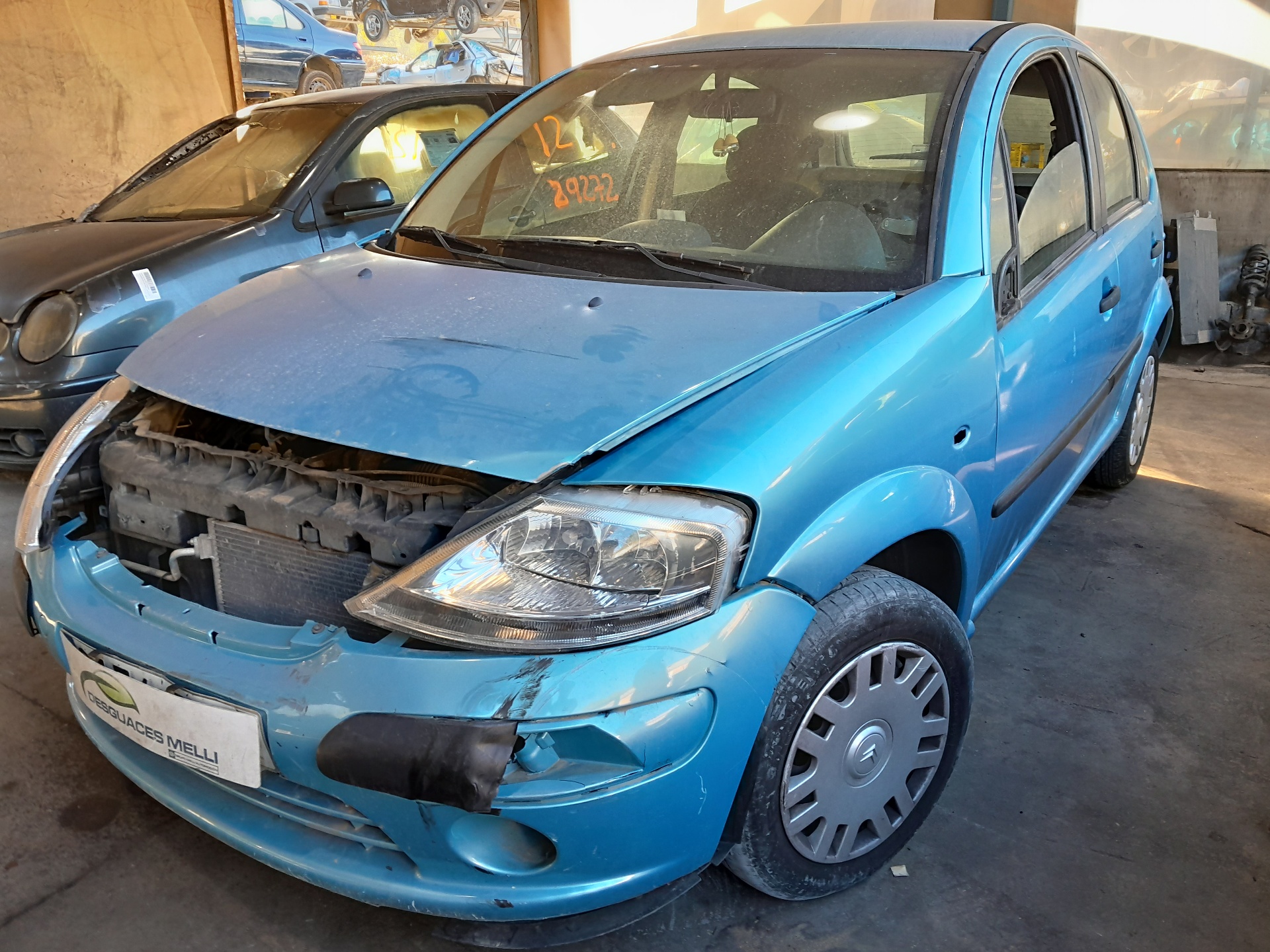 CITROËN C3 1 generation (2002-2010) Front venstre dør Innvendig håndtaksramme 9143F8 20147615